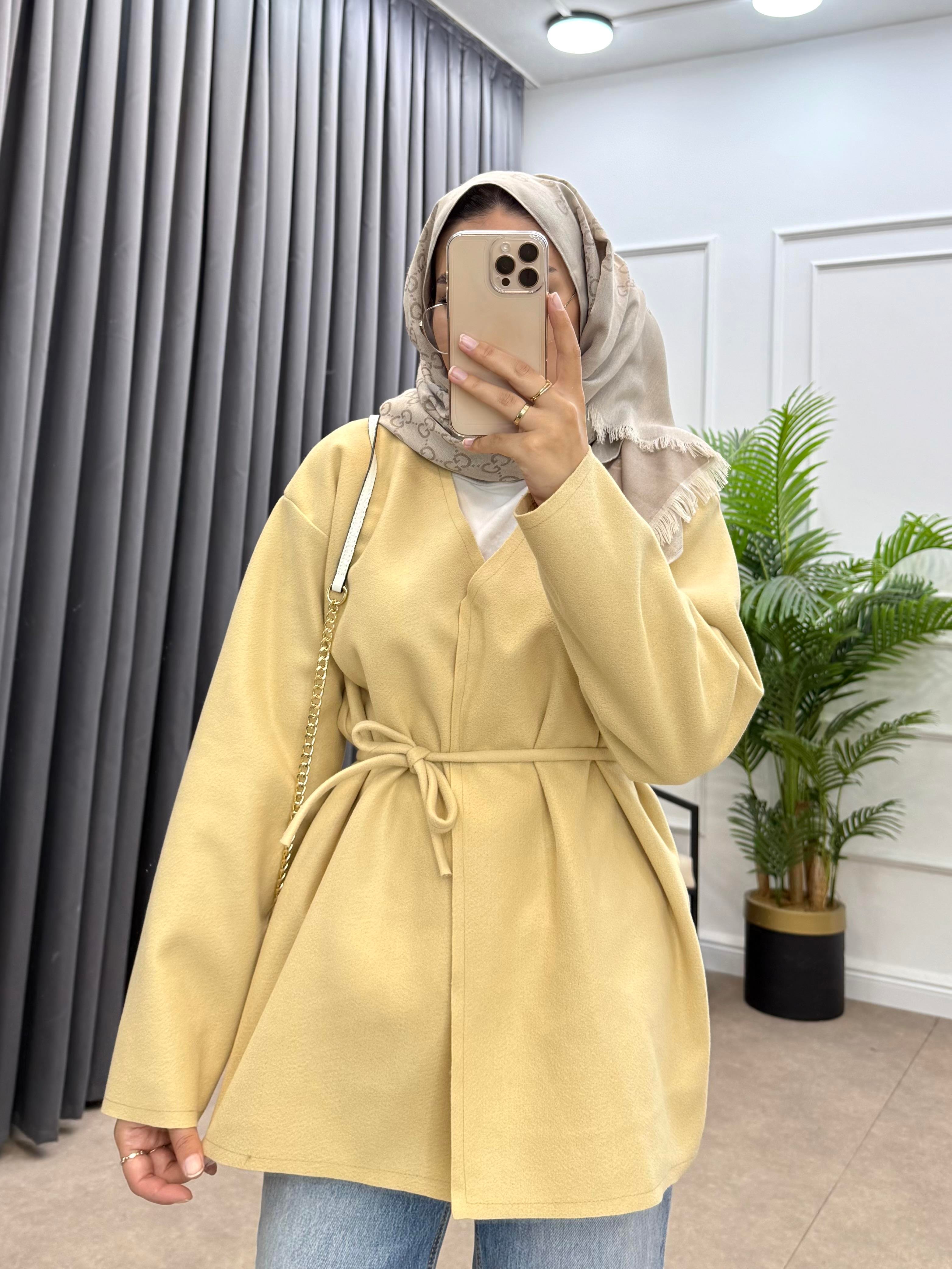 KEMERLİ KAŞE KAP BEJ