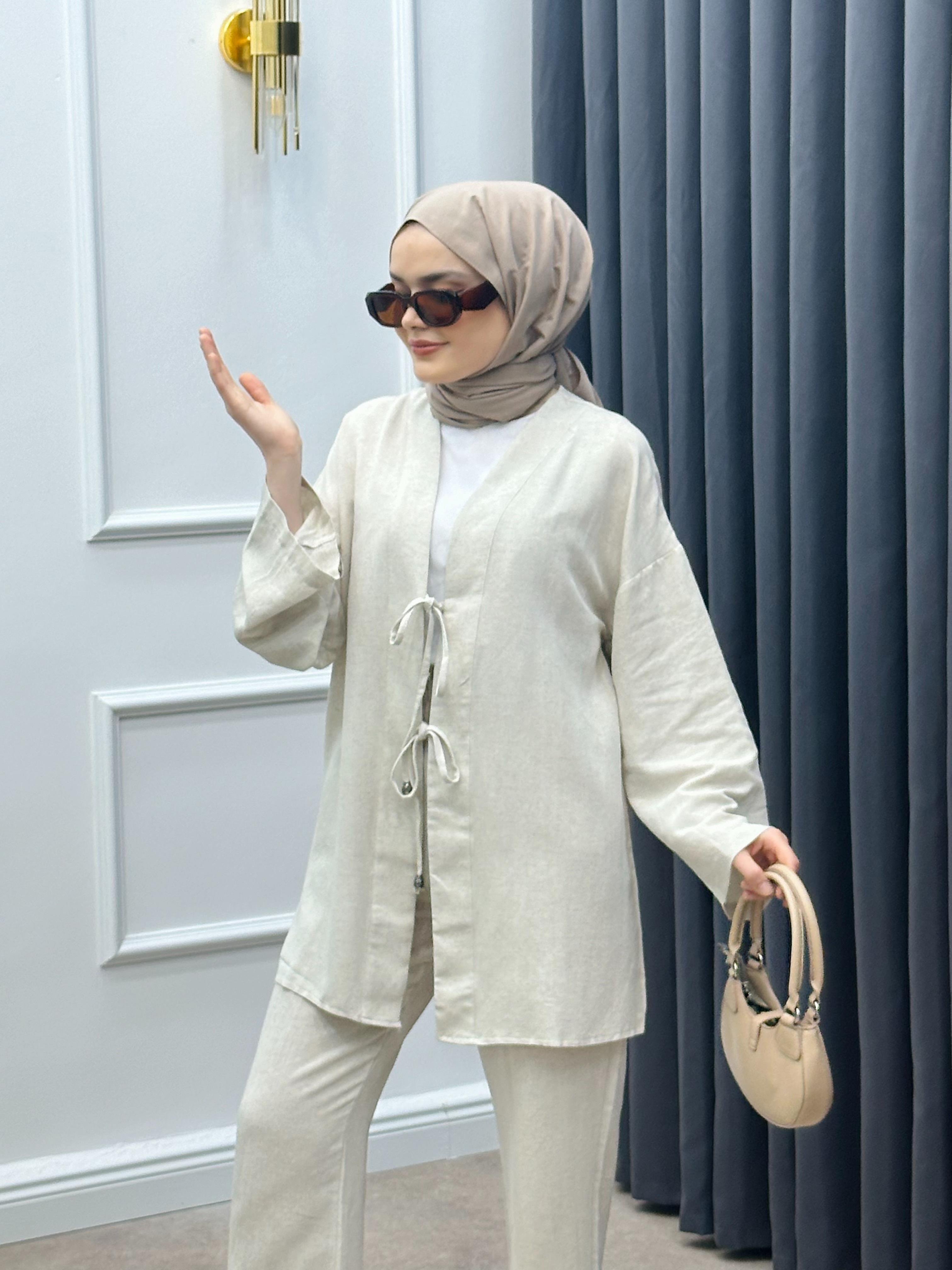 KETEN İKİLİ TAKIM BEJ