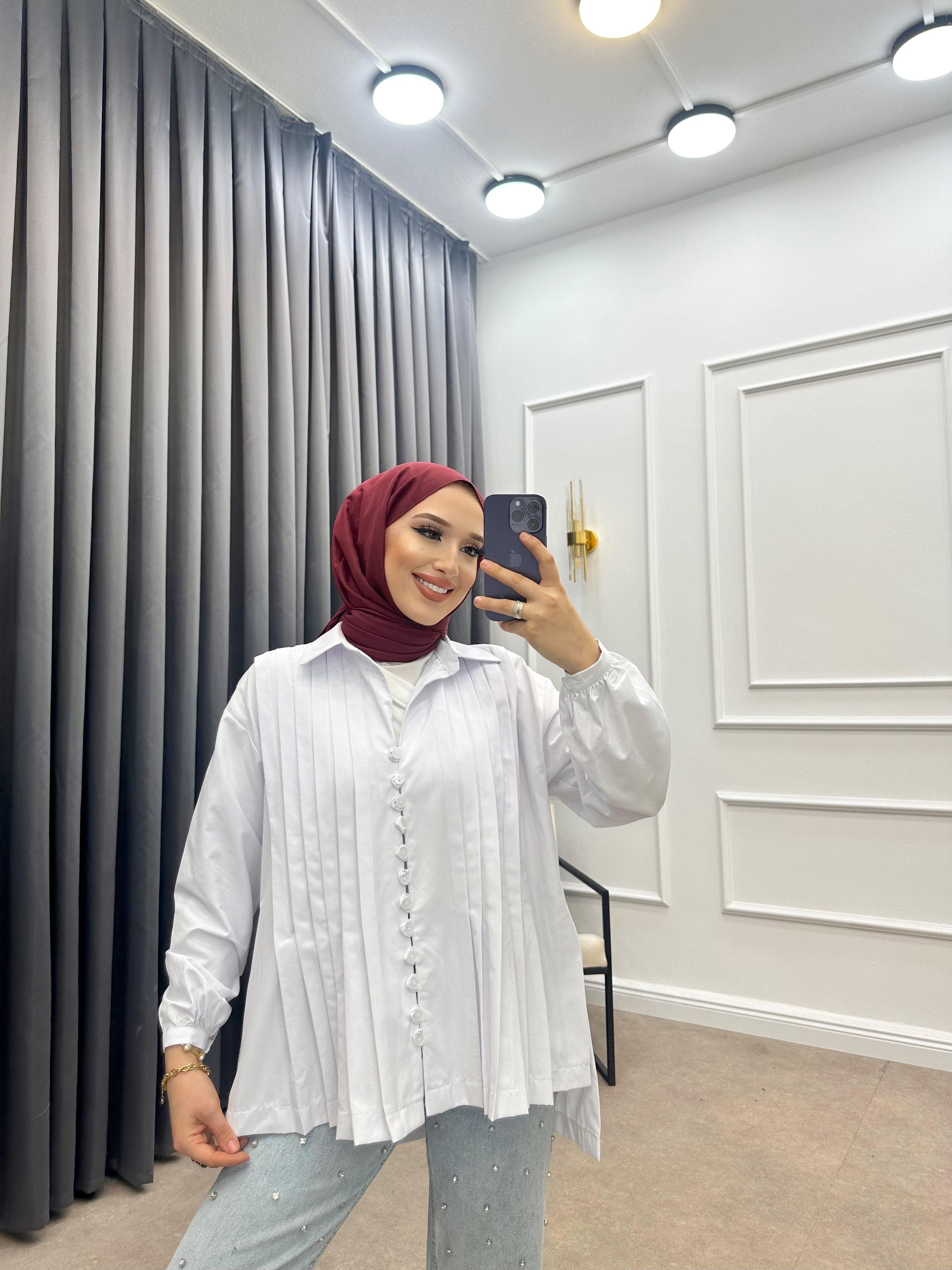 KOLU BAĞLAMALI GÖMLEK BEYAZ