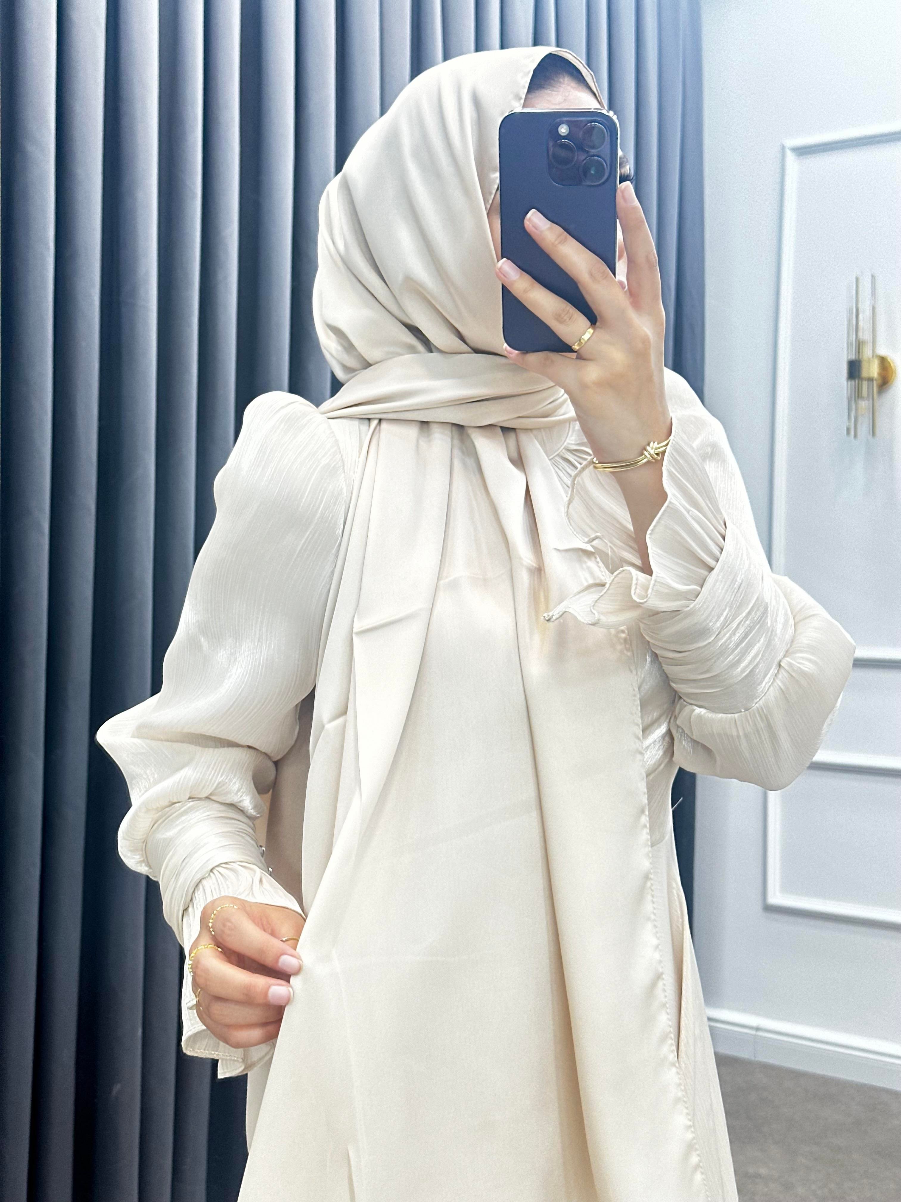 KRİSTAL İPEK ŞAL BEJ