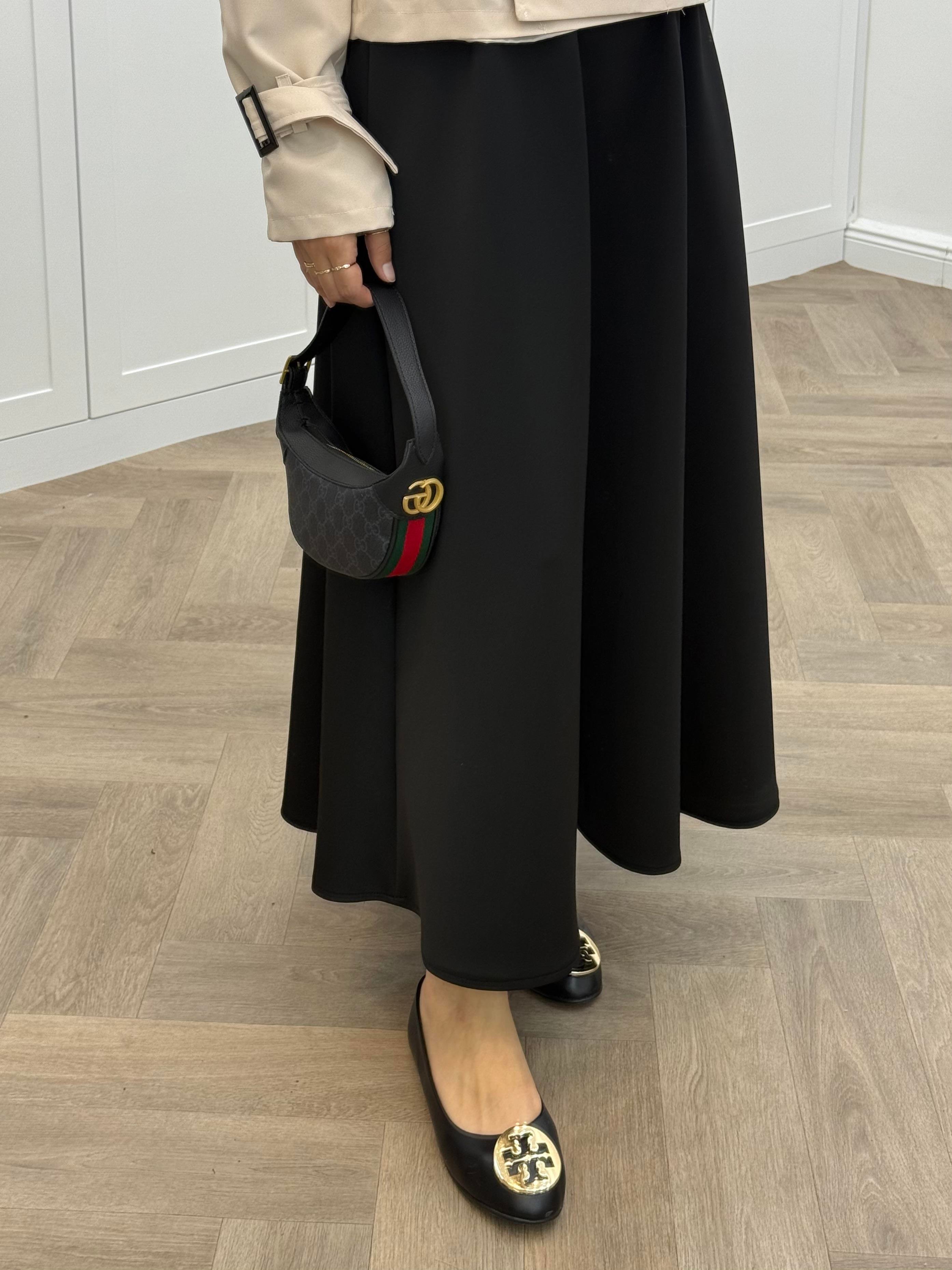 LASTİLKİ SCUBA ETEK SİYAH