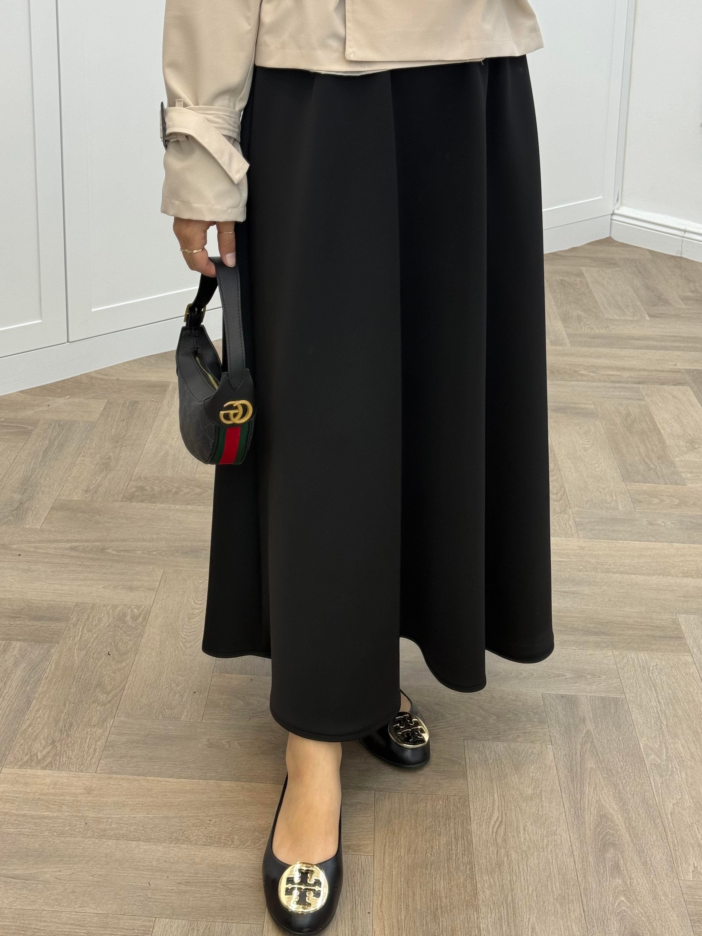 LASTİLKİ SCUBA ETEK SİYAH