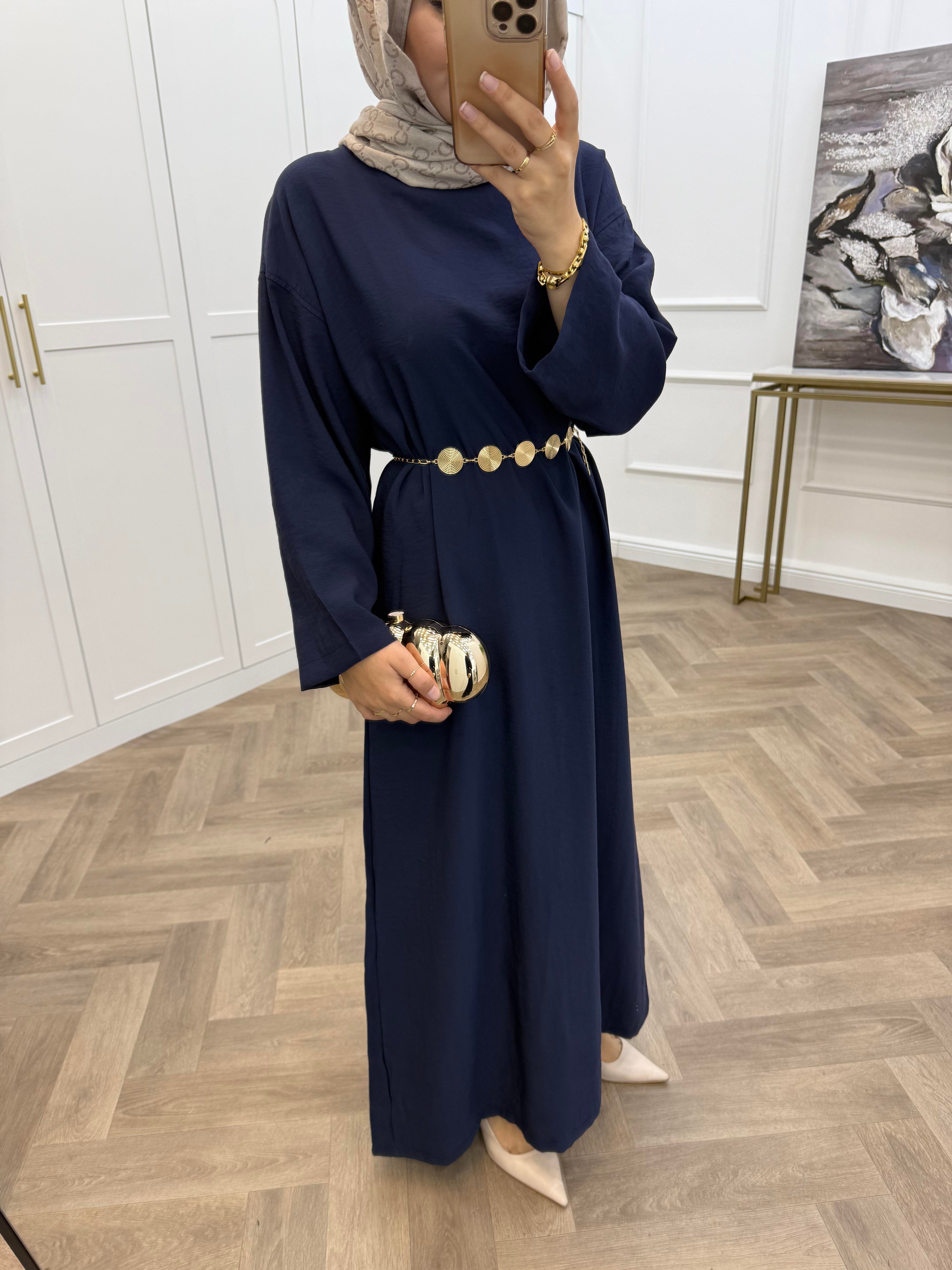 MODAL BASİC ELBİSE LACİVERT