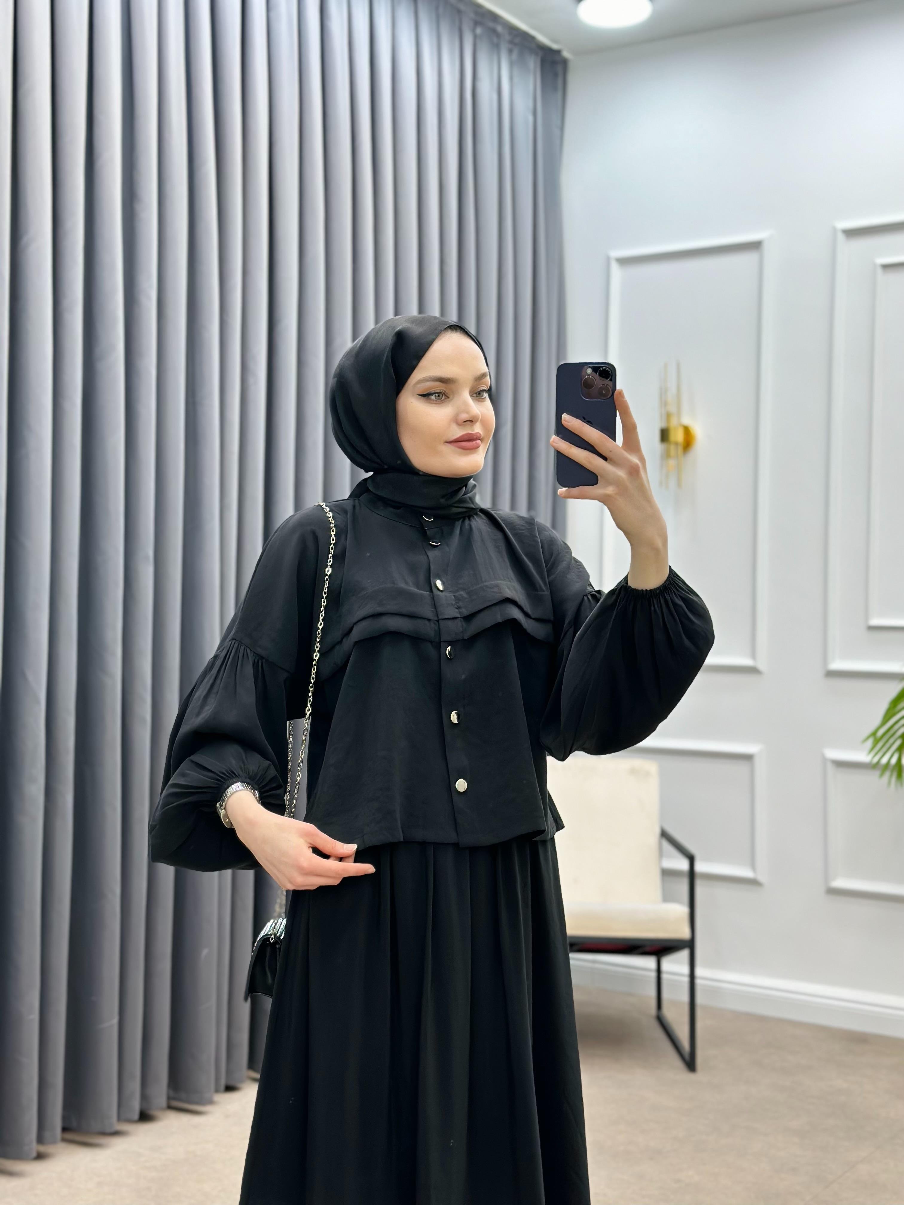 NES ETEKLİ TAKIM SİYAH