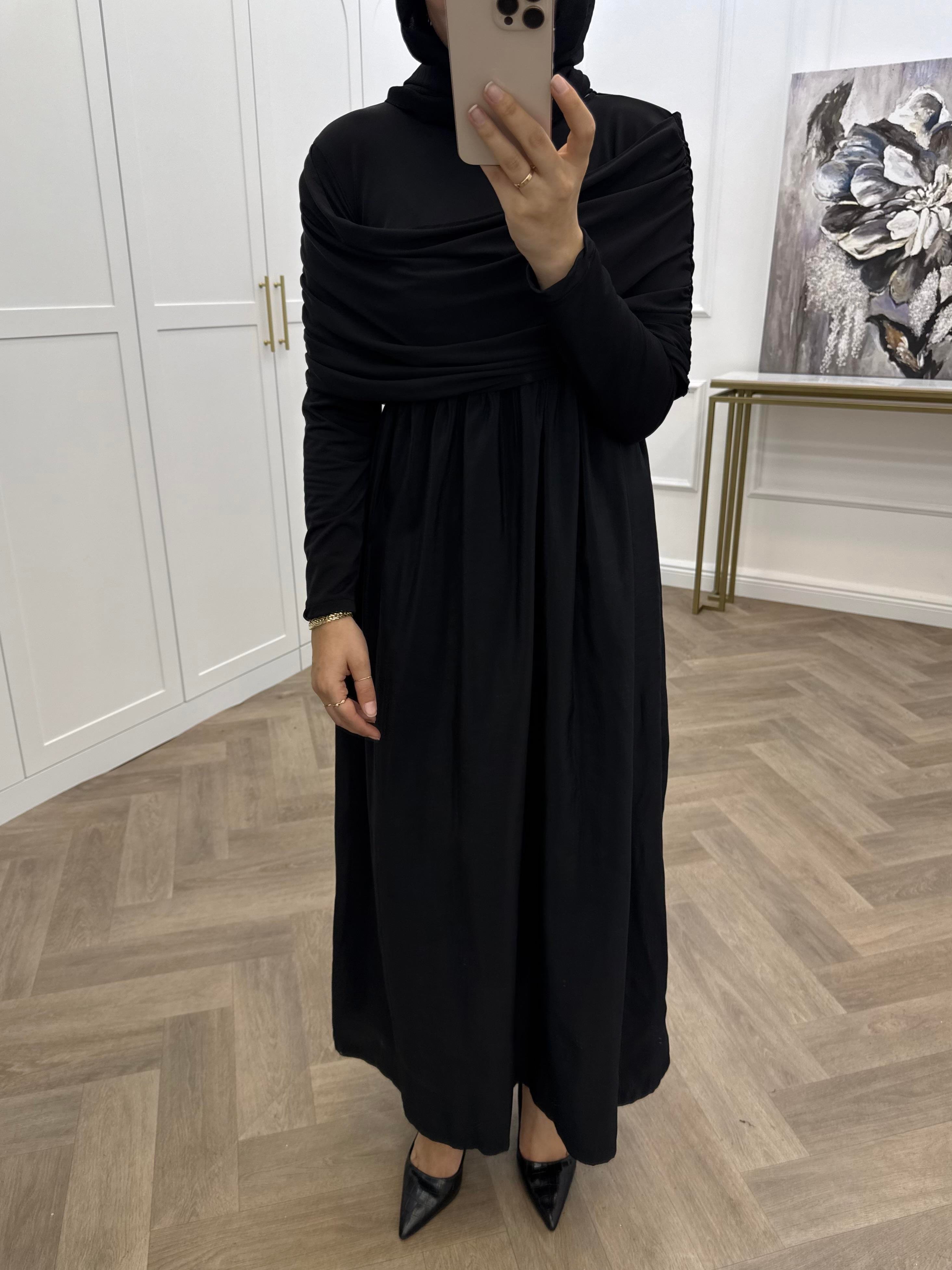 PANÇO SANDY ELBİSE SİYAH