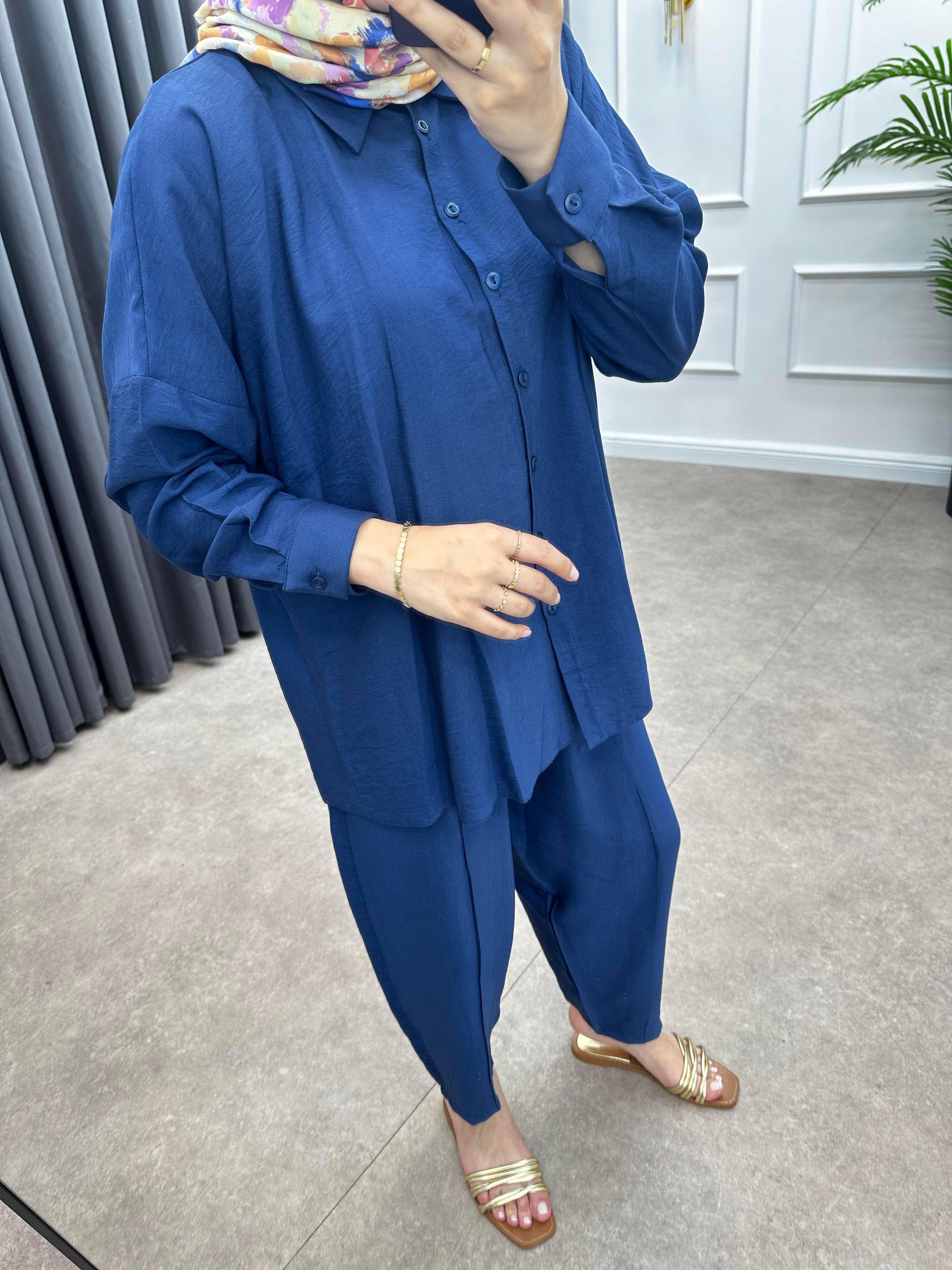 PİGA ŞALVARLI TAKIM LACİVERT