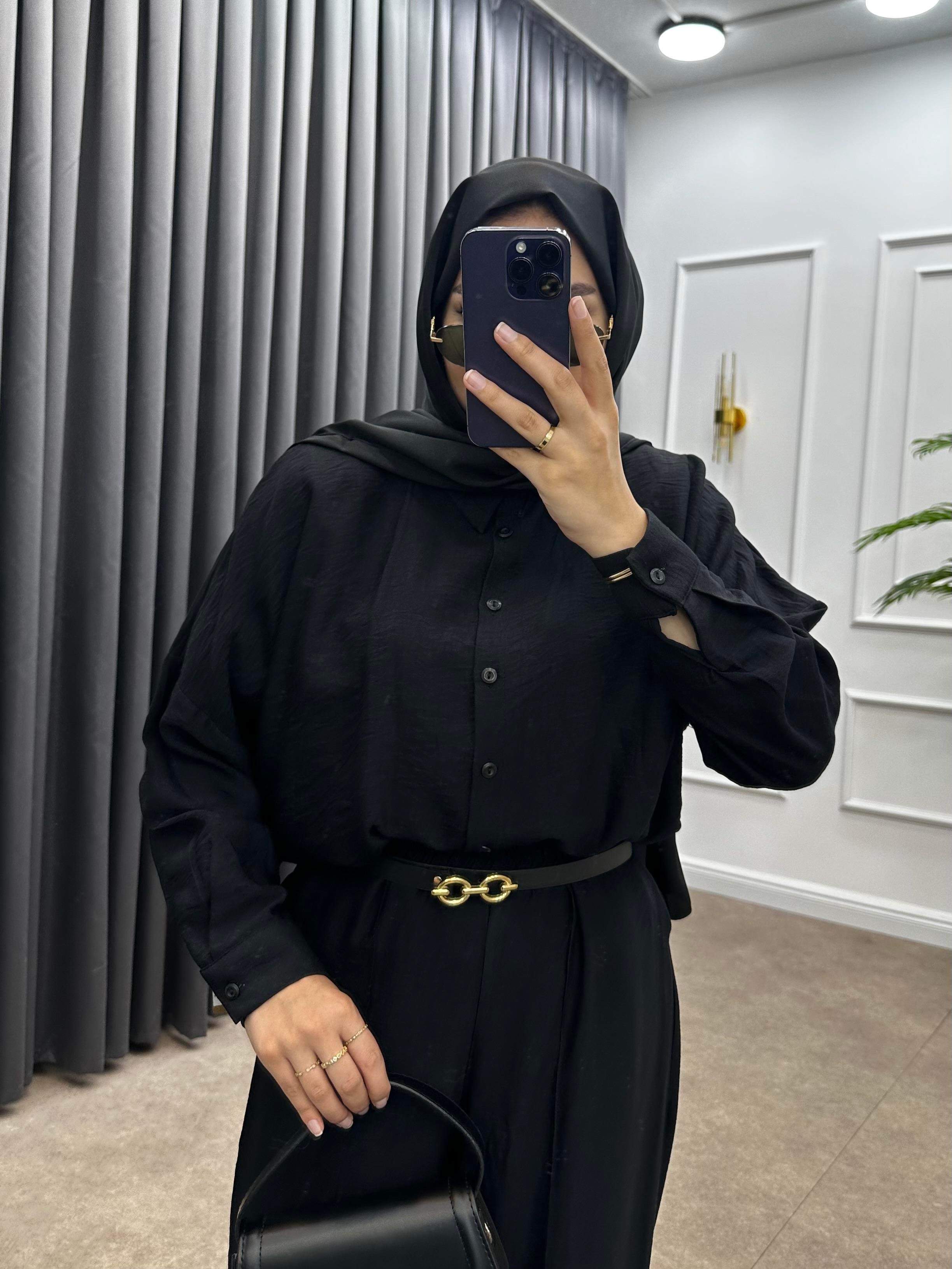 PİGA ŞALVARLI TAKIM SİYAH