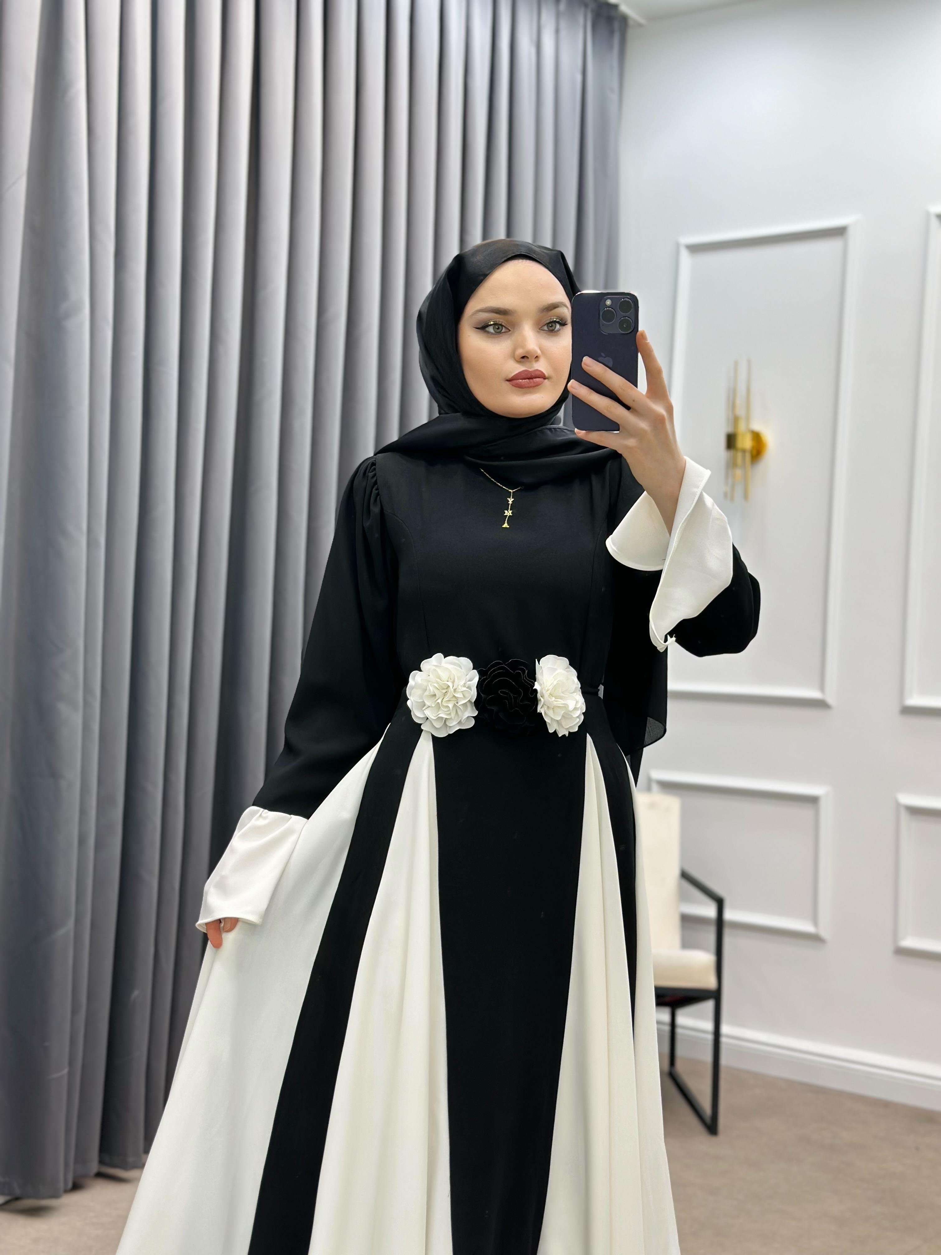 POLYANNA KREP ELBİSE SİYAH