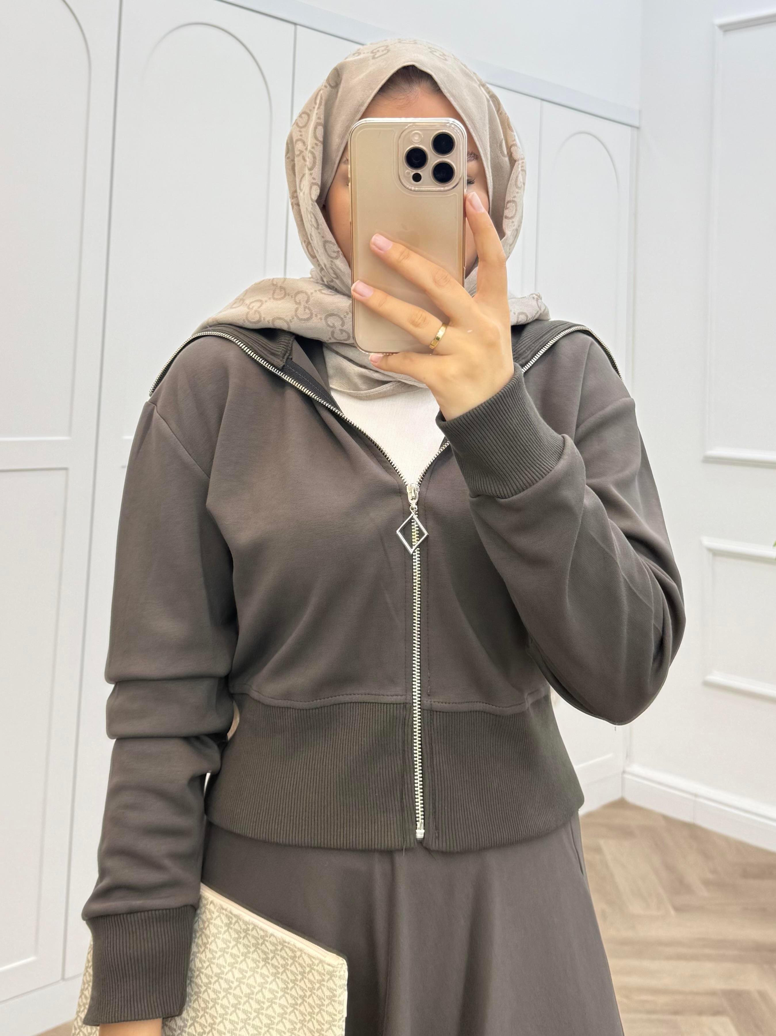 RİBANALI ETEKLİ TAKIM KOYU HAKİ