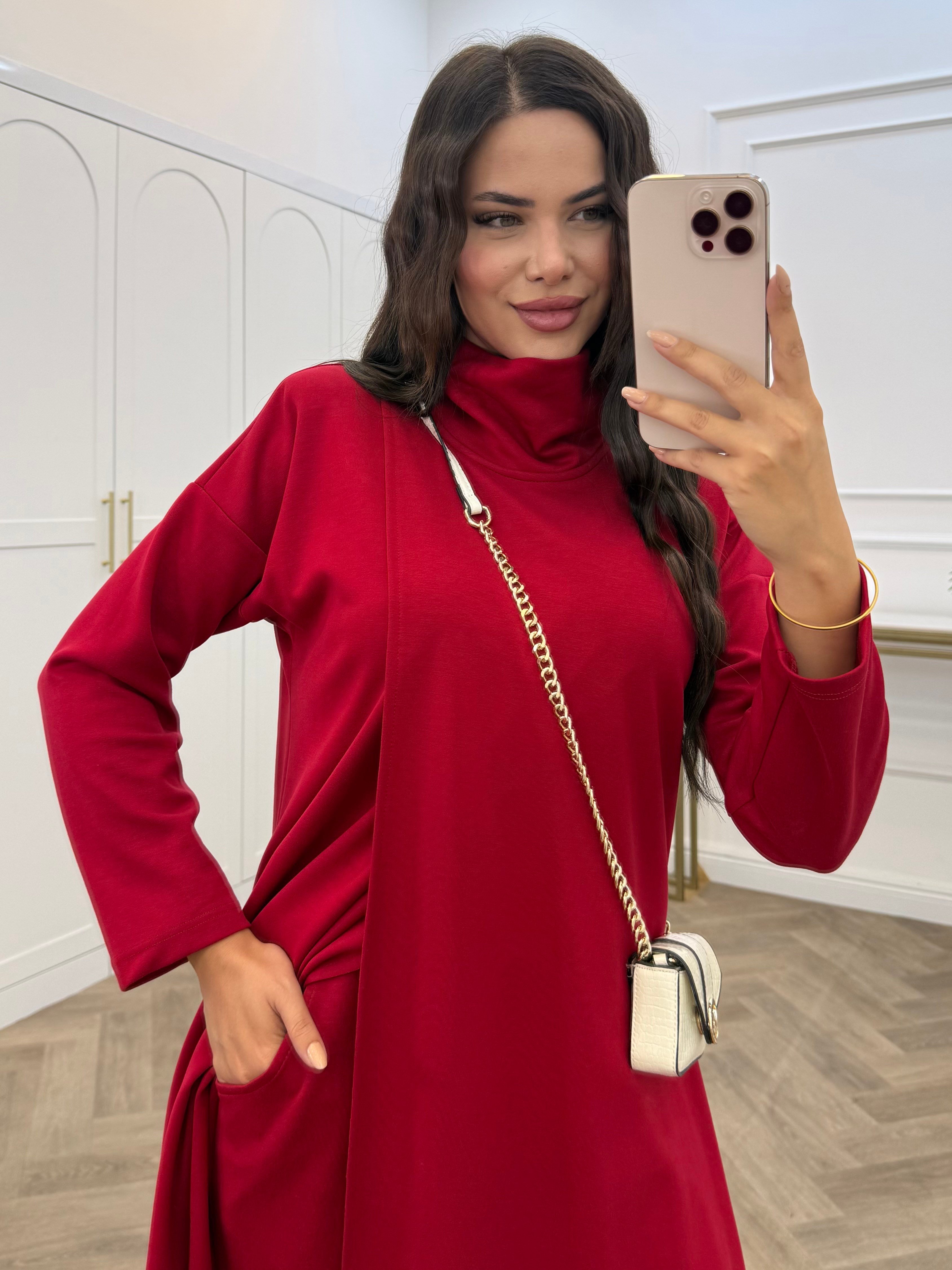 ROSSO TUNİKLİ OYSHO TAKIM KIRMIZI