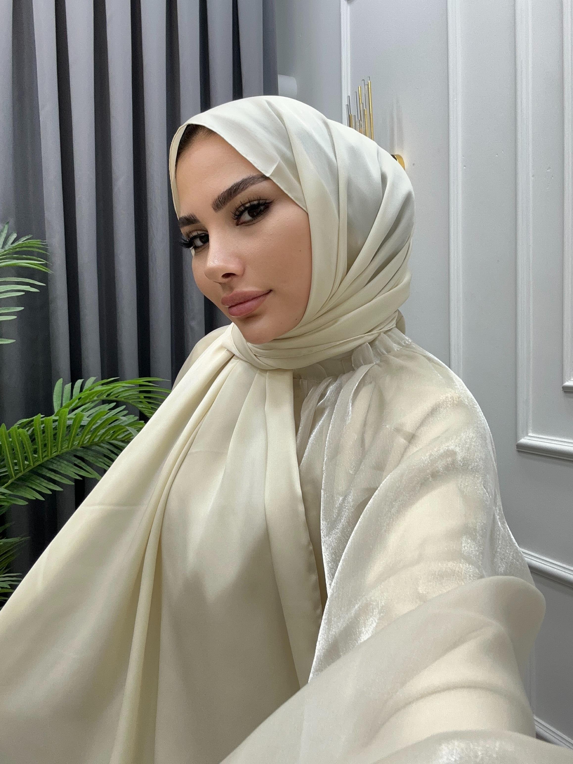 SAFİR İPEK ŞAL KREM