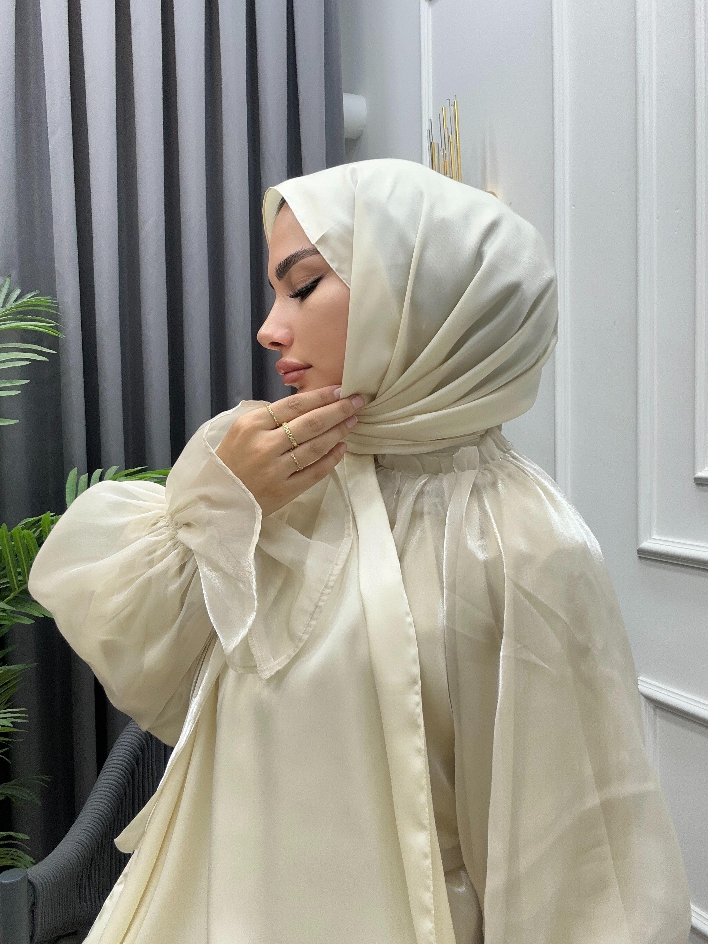 SAFİR İPEK ŞAL KREM