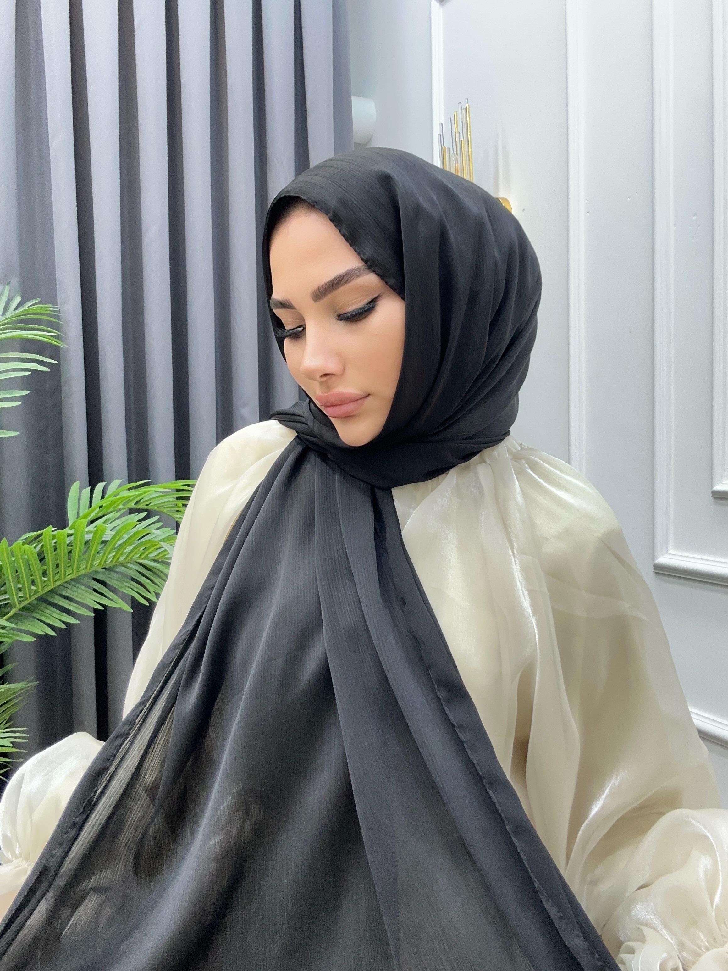 SAFİR İPEK ŞAL SİYAH