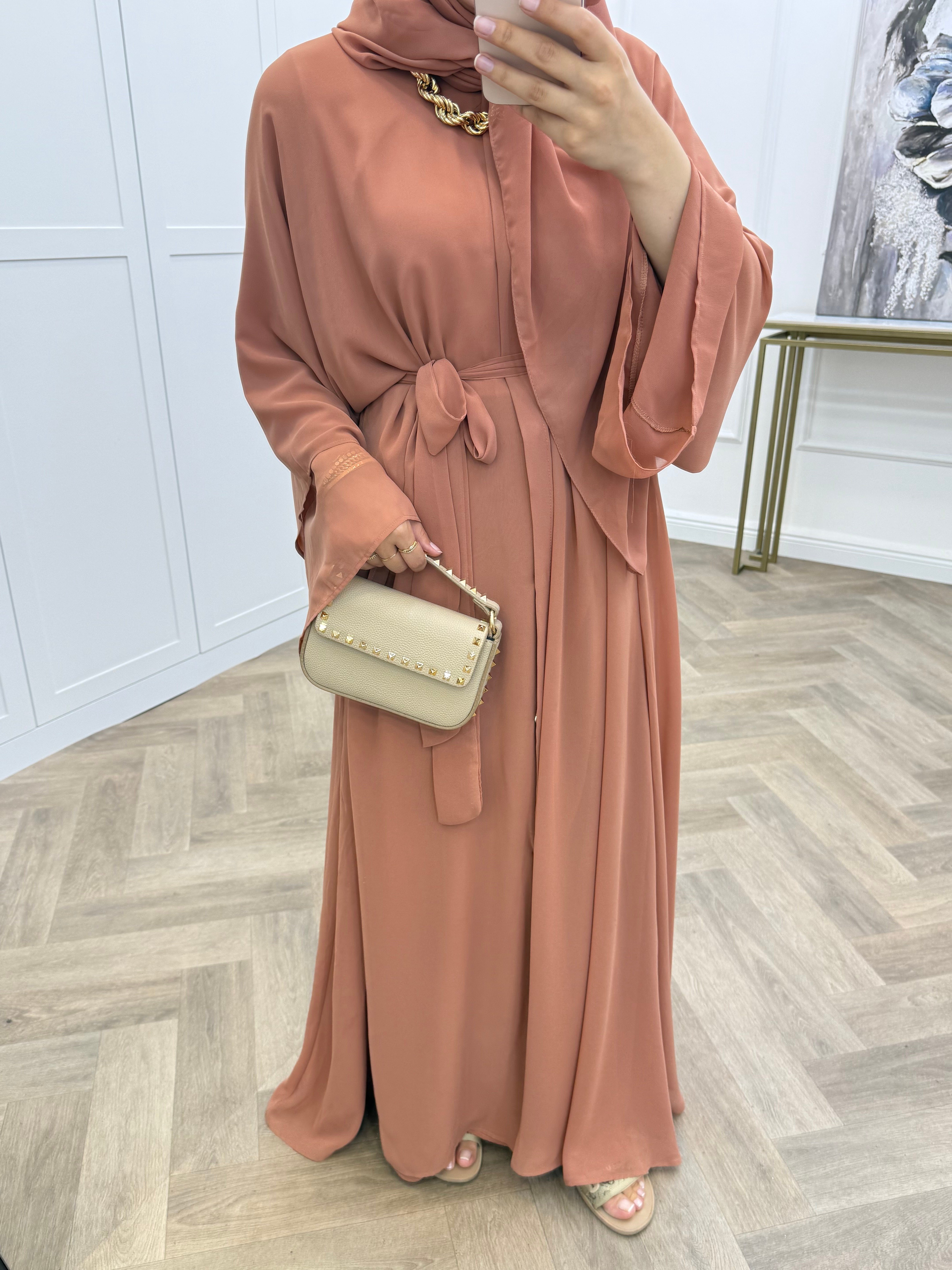 ŞAL DAHİL ŞİFON ABAYA SOMON