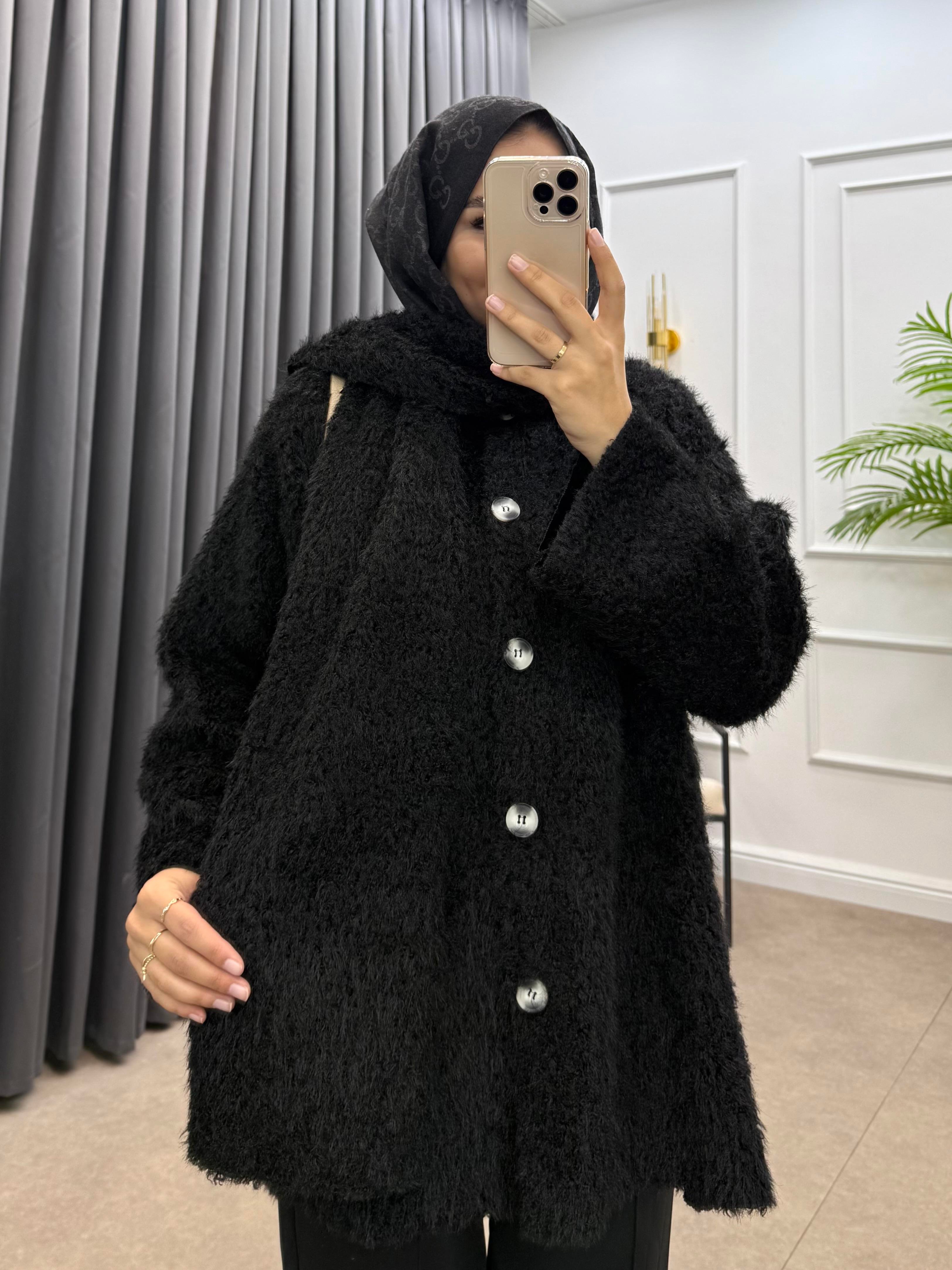 ŞAL DETAY KAŞE CEKET