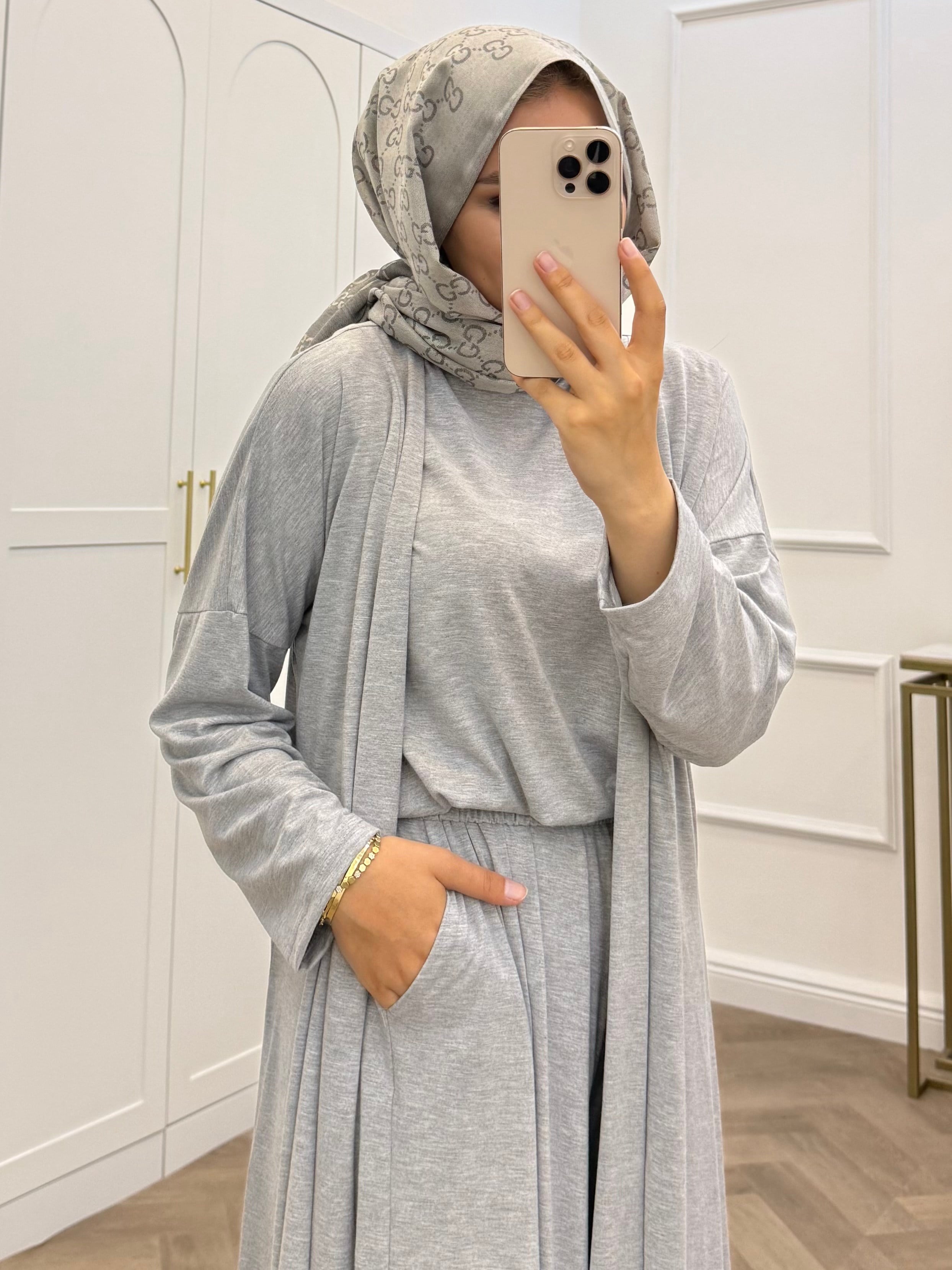 SARAY PENYE ÜÇLÜ TAKIM GRİ