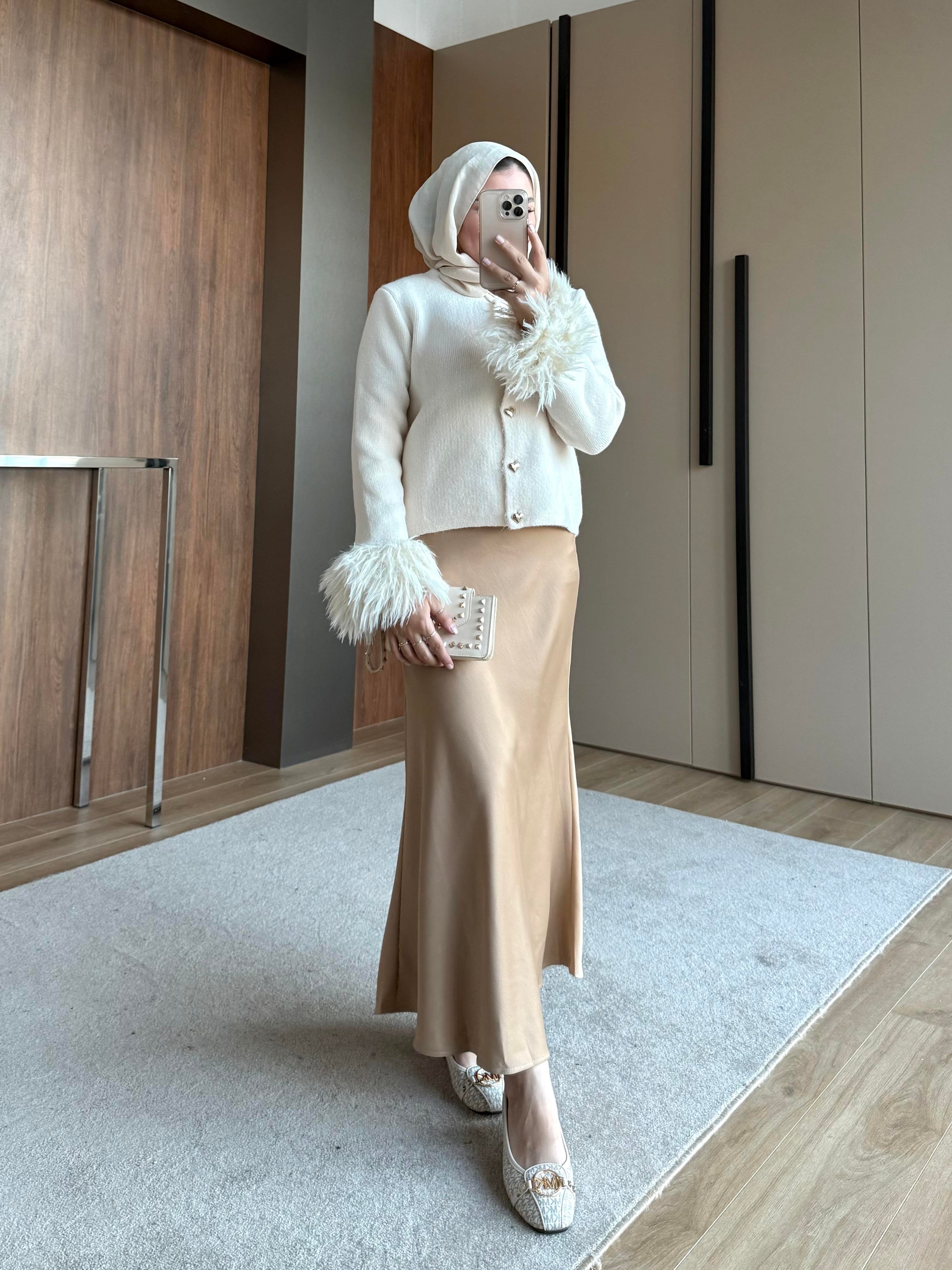 SATEN KALEM ETEK BEJ