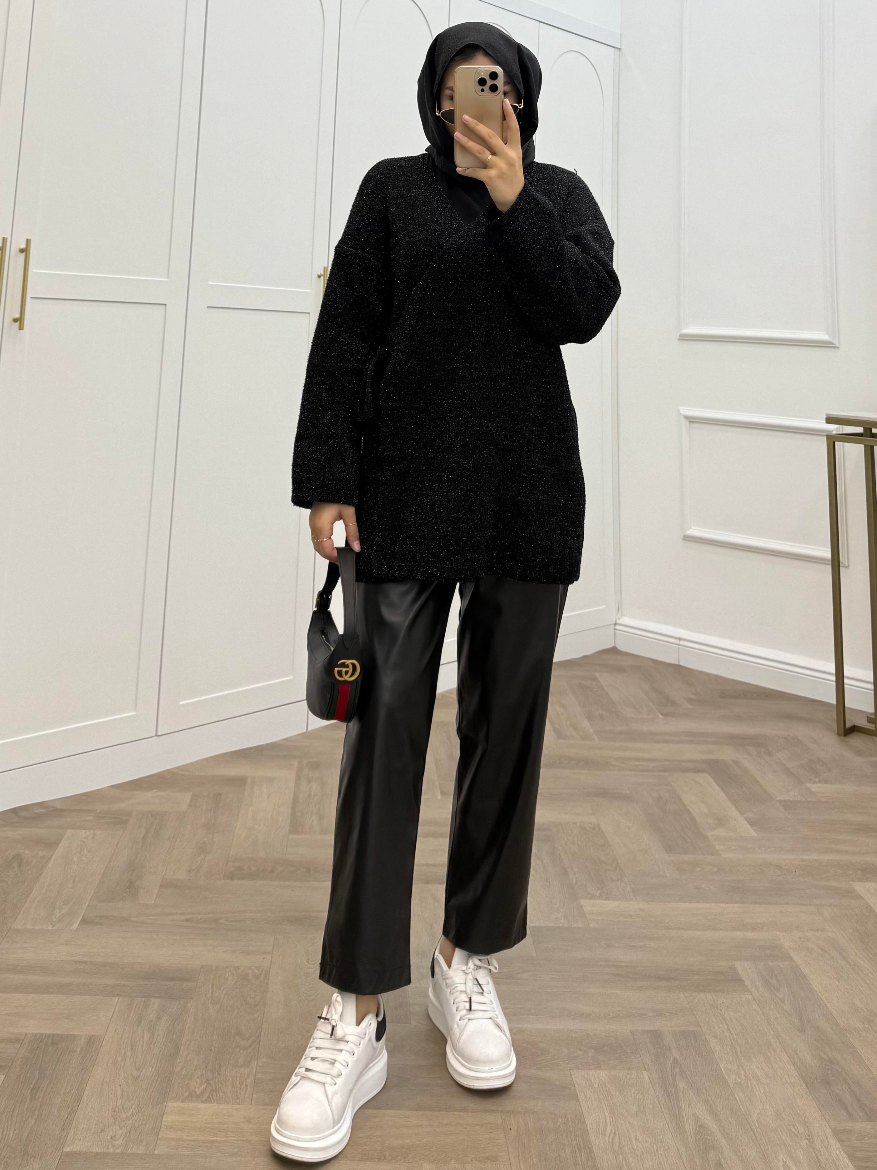 SİMLİ HIRKA SİYAH