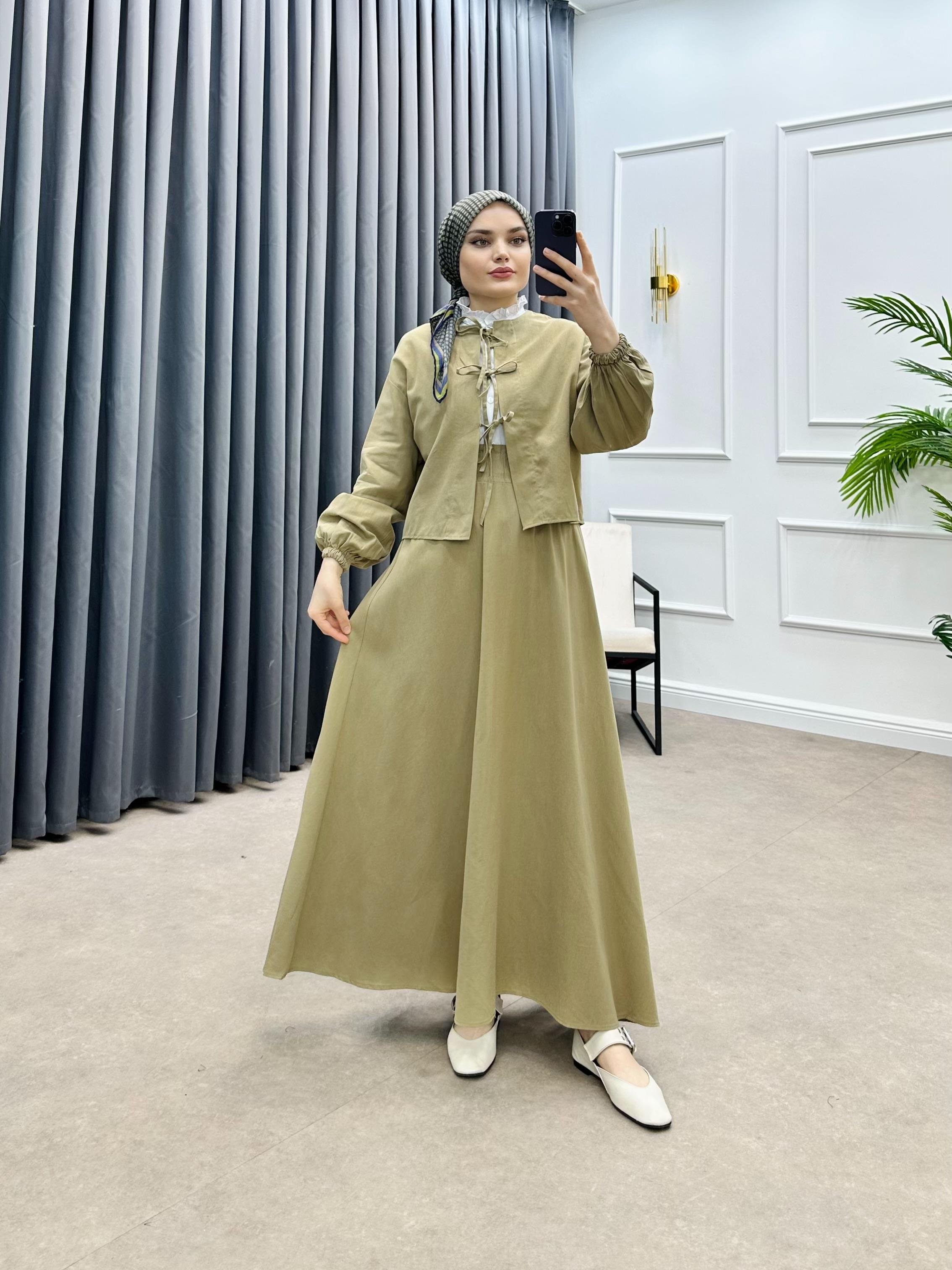 SOVE ETEKLİ KETEN TAKIM VİZON