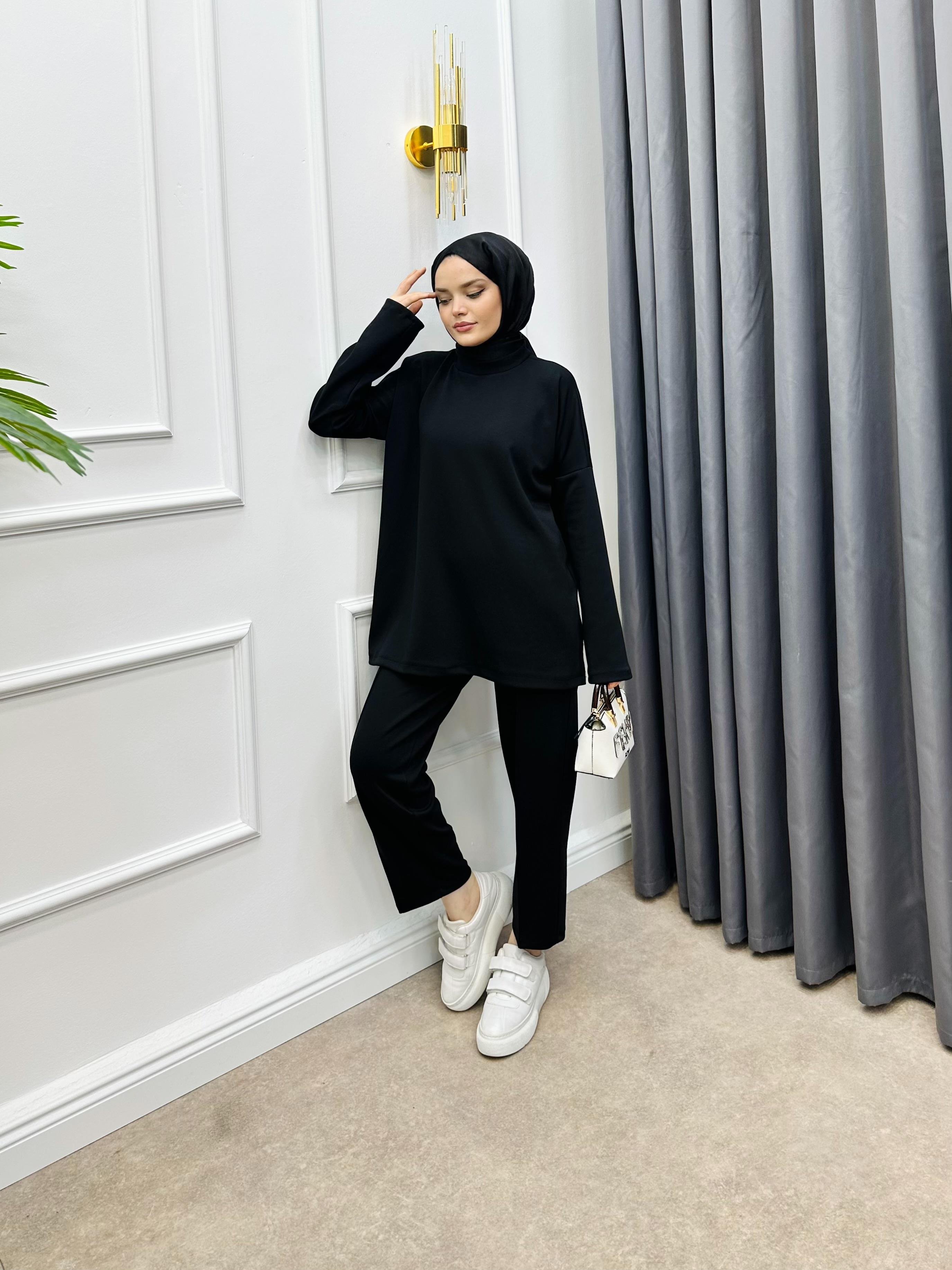 SWEAT PANTOLON BASİC TAKIM SİYAH