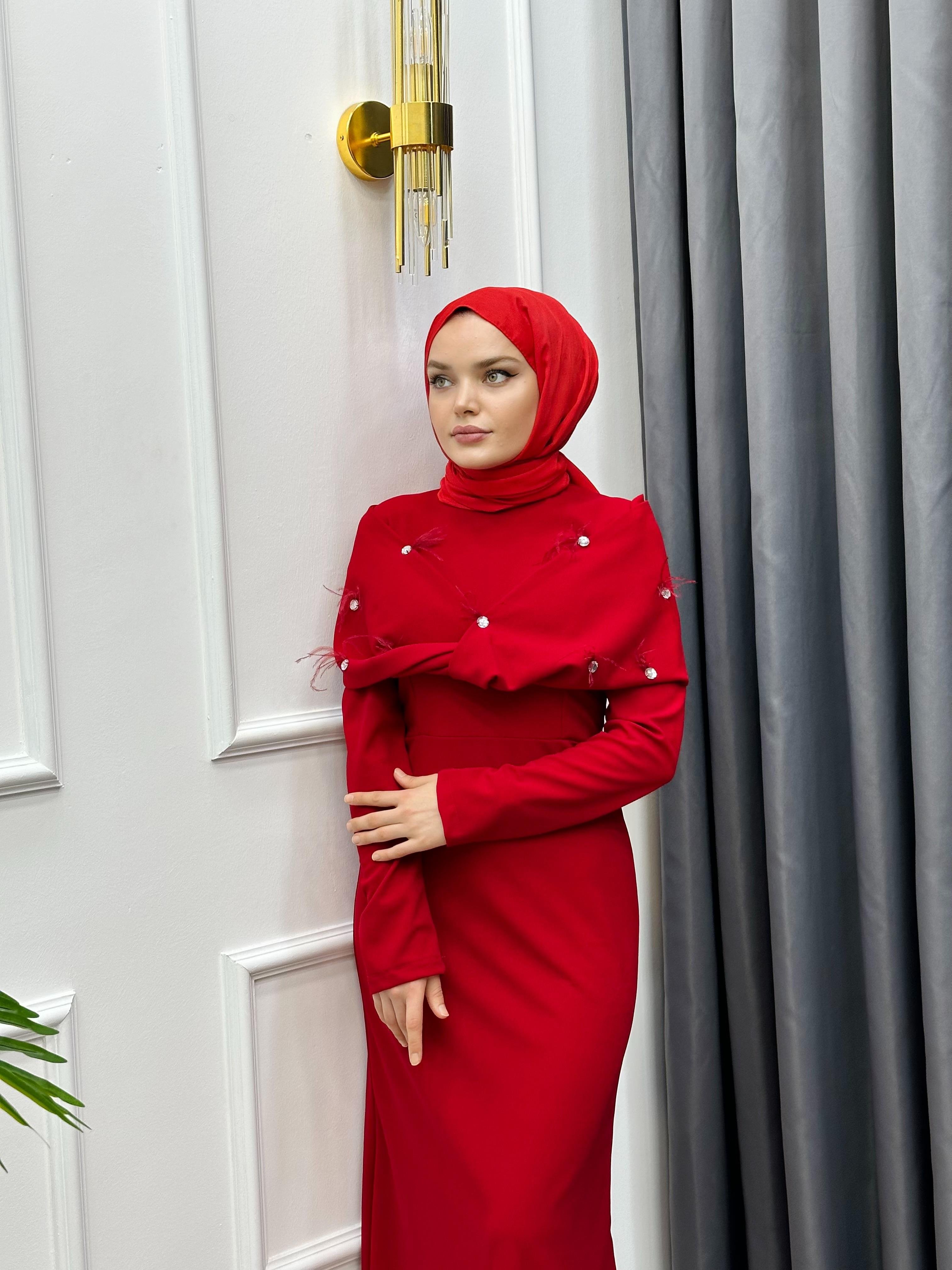 TASARIM ABİYE KIRMIZI