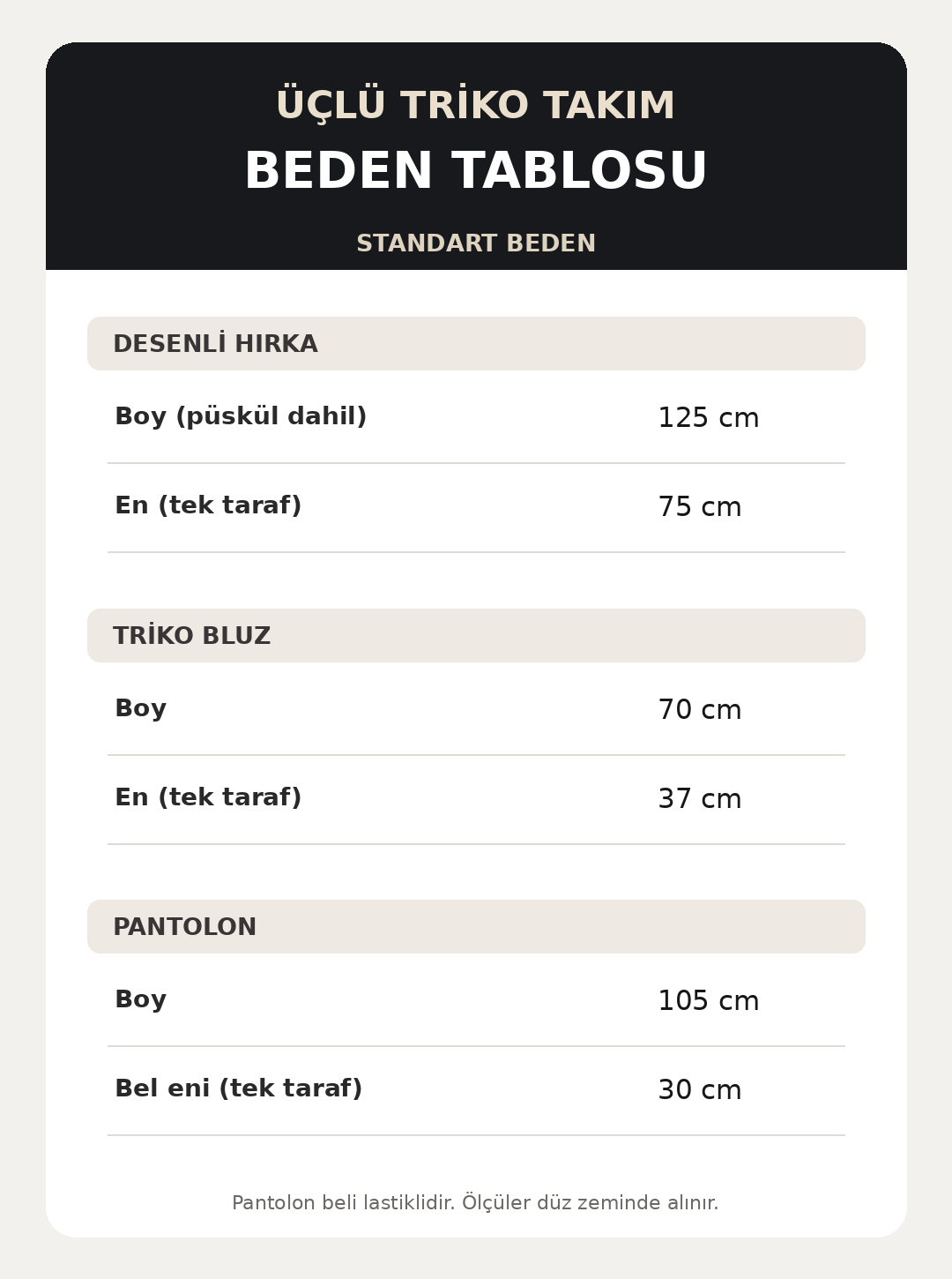 TERA 3 LÜ TRİKO TAKIM SİYAH