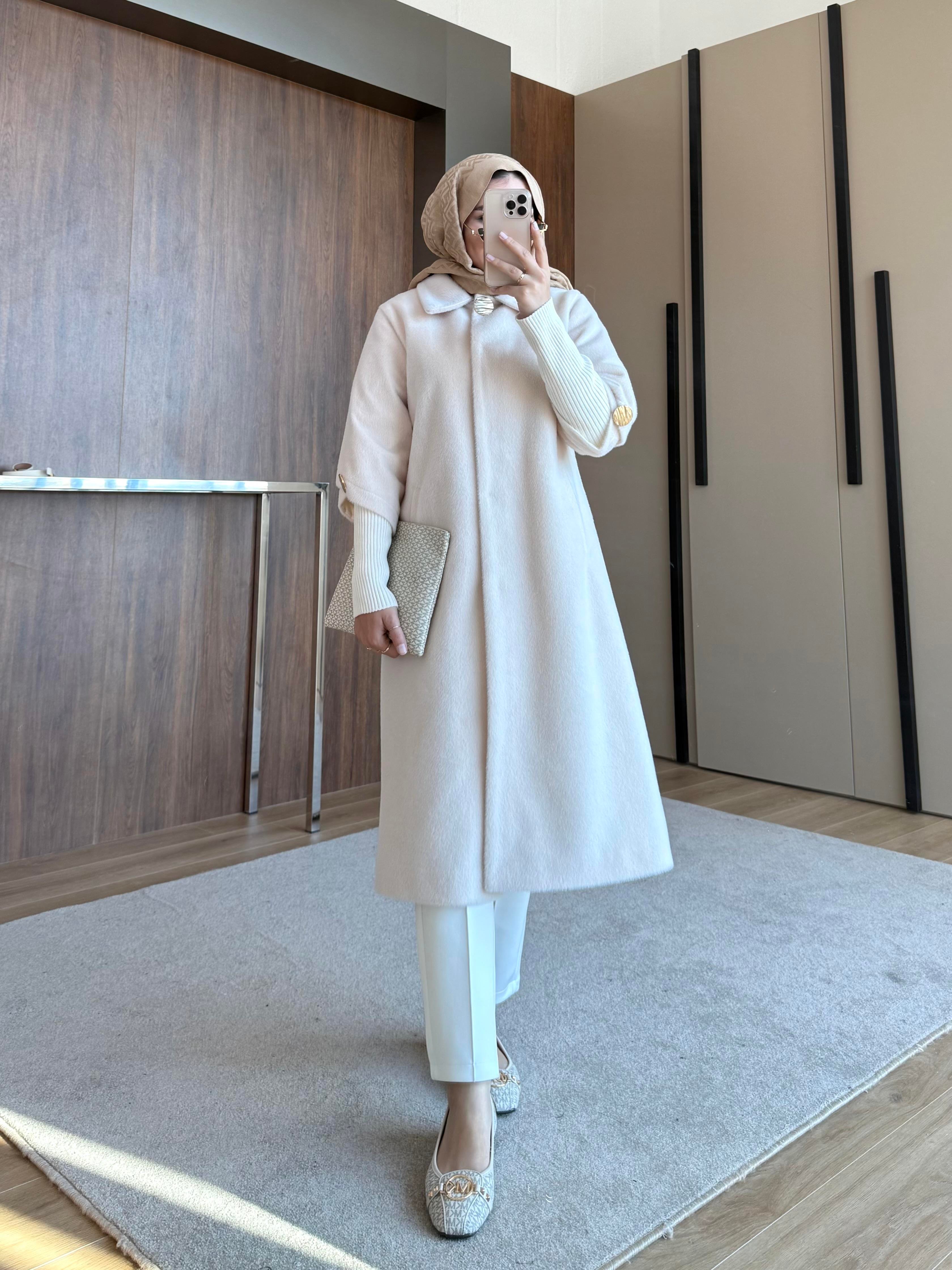 TRİKO KOL TAY TÜYÜ KÜRK EKRU