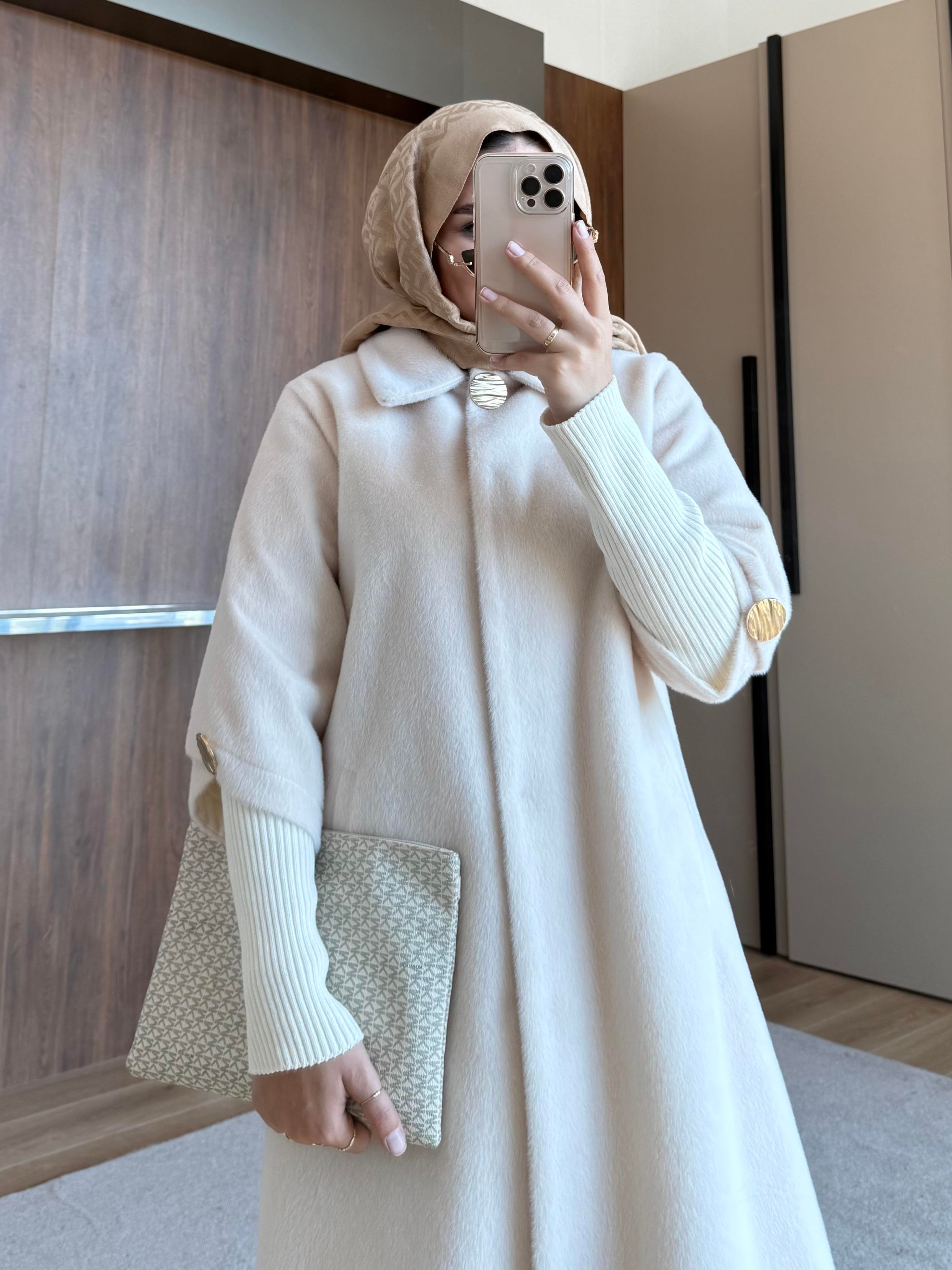 TRİKO KOL TAY TÜYÜ KÜRK EKRU