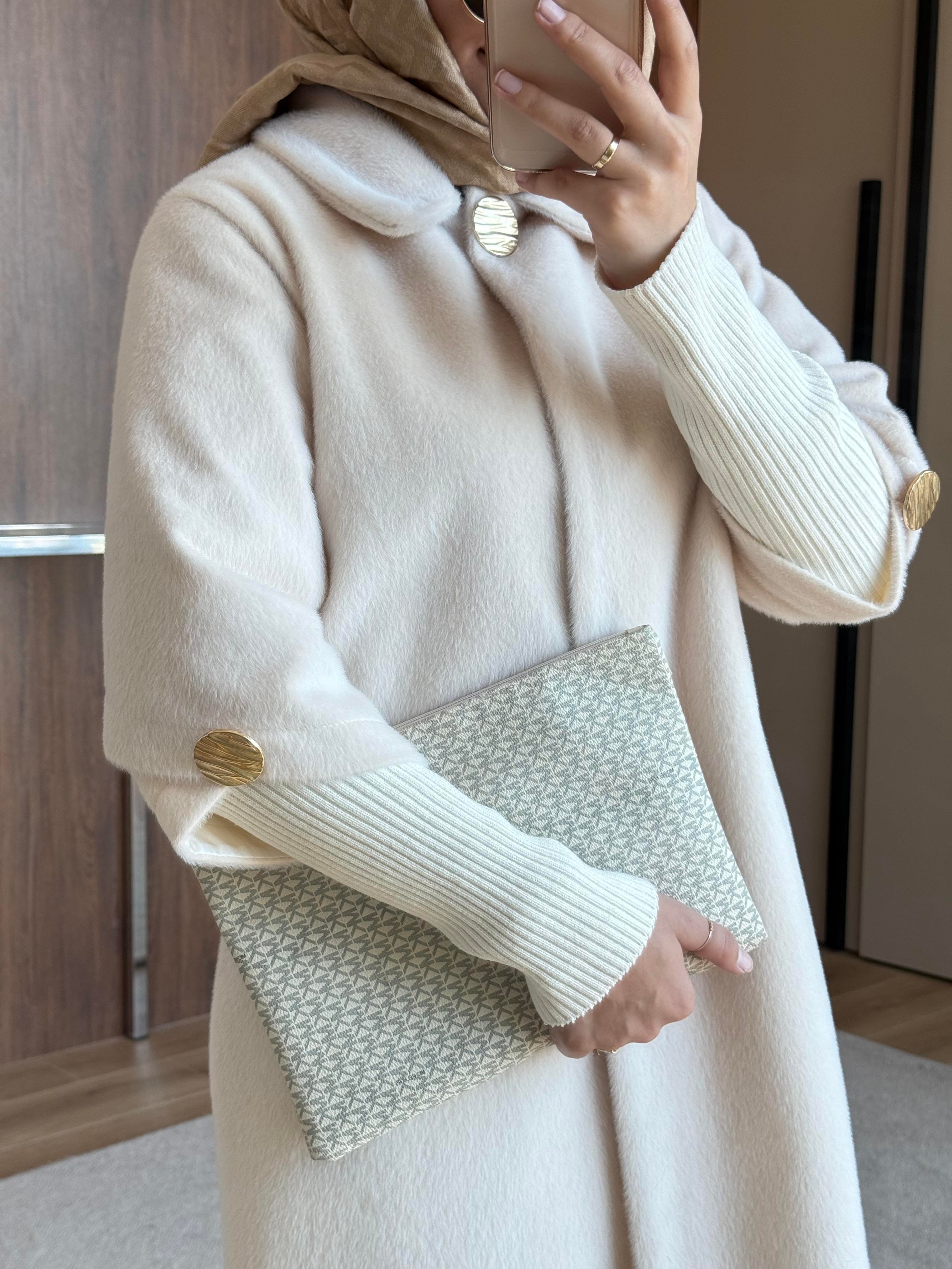 TRİKO KOL TAY TÜYÜ KÜRK EKRU