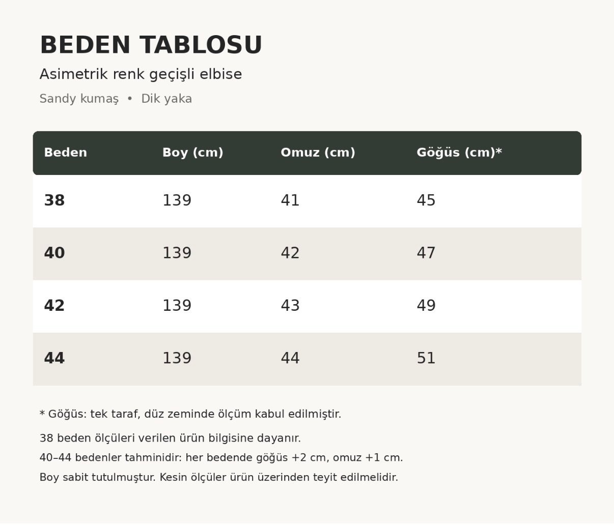 TUANA BLOKLU SANDY ELBİSE HAKİ