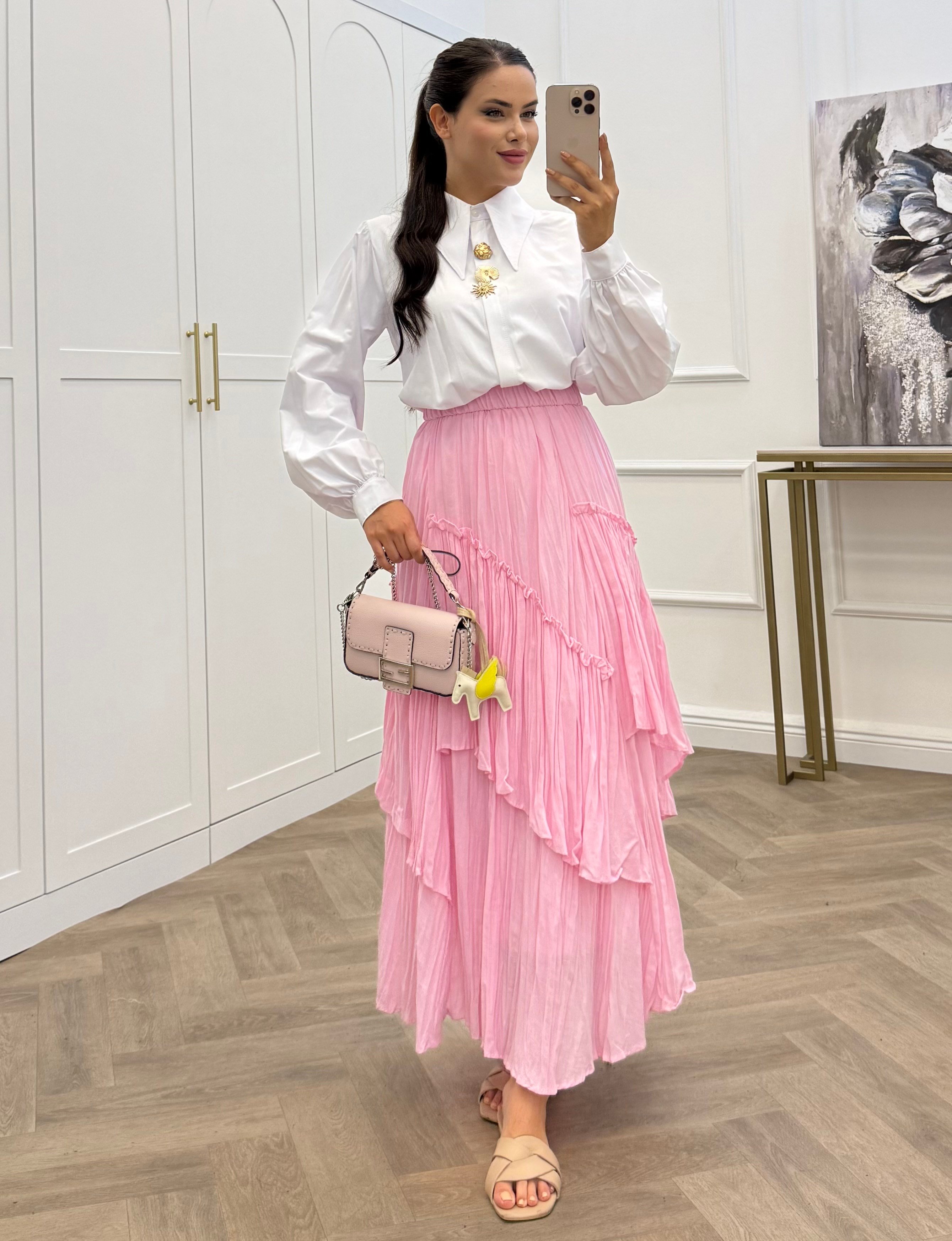 VUAL KATLI ETEK PEMBE