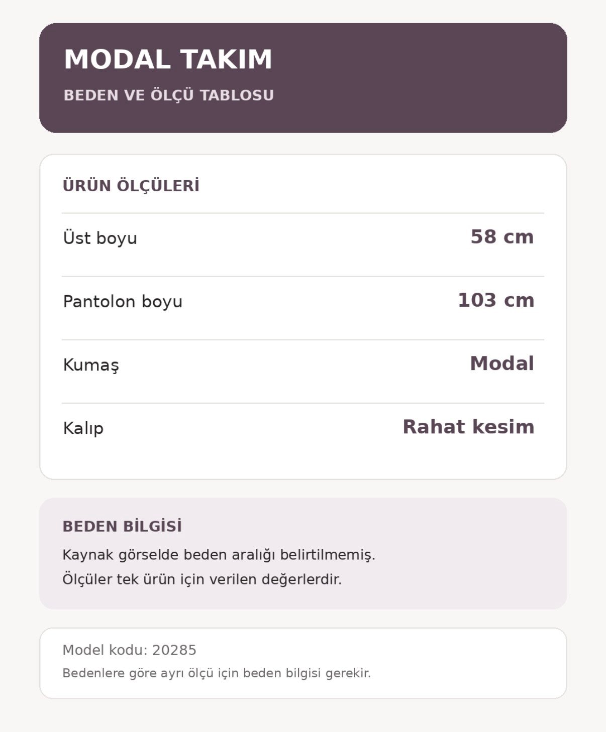 YARASA KOL İKİLİ OYSHO TAKIM BEJ