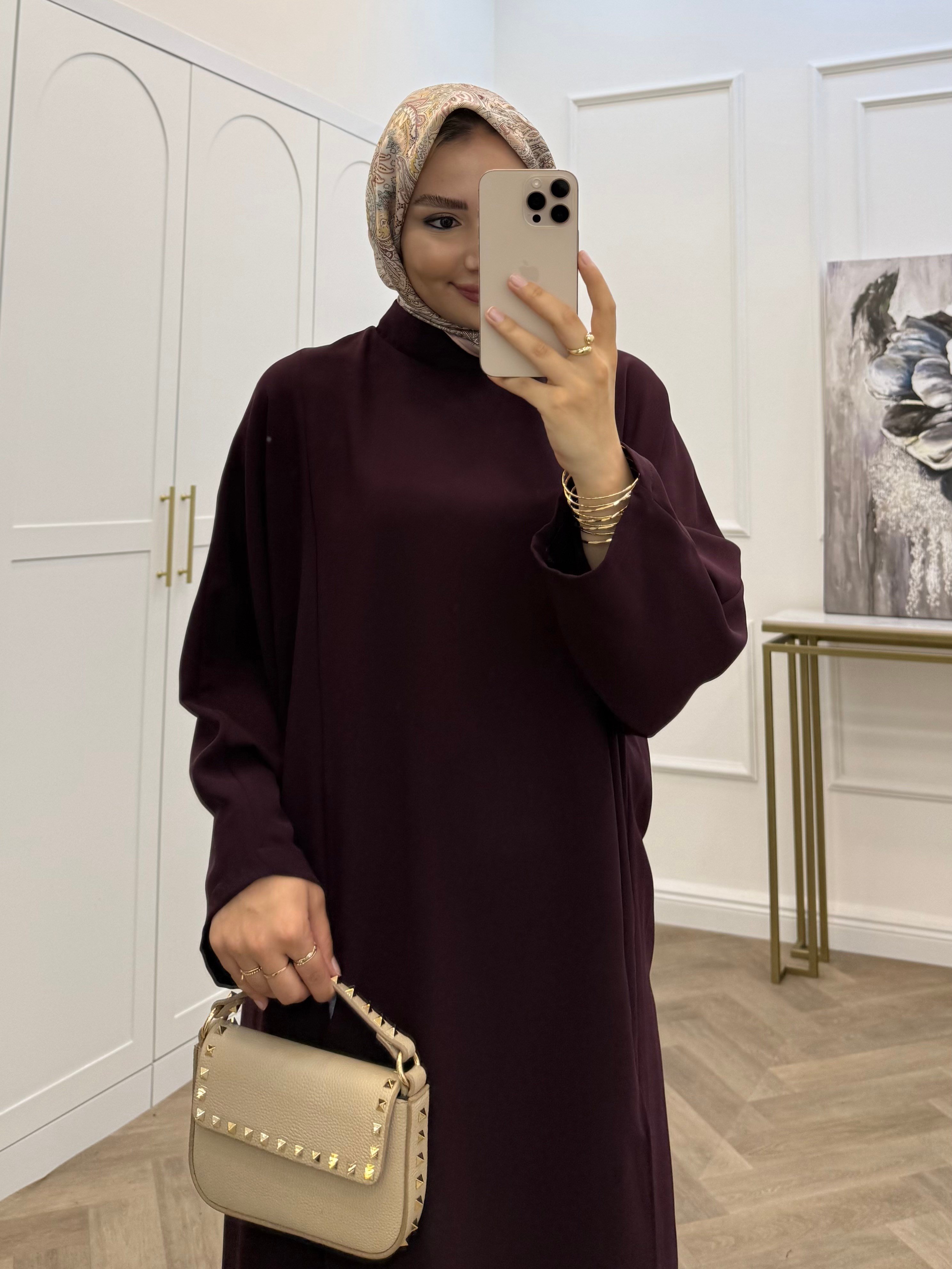 YIRTMAÇLI TUNİK BORDO 