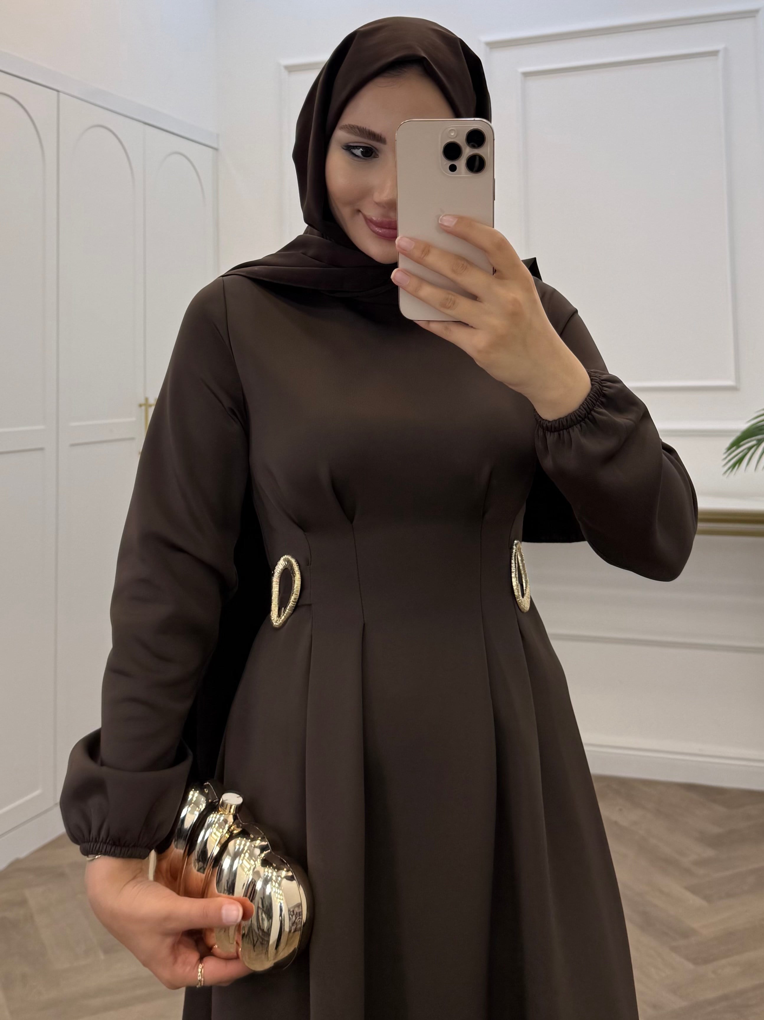 YUSRA SCUBA ELBİSE HAKİ