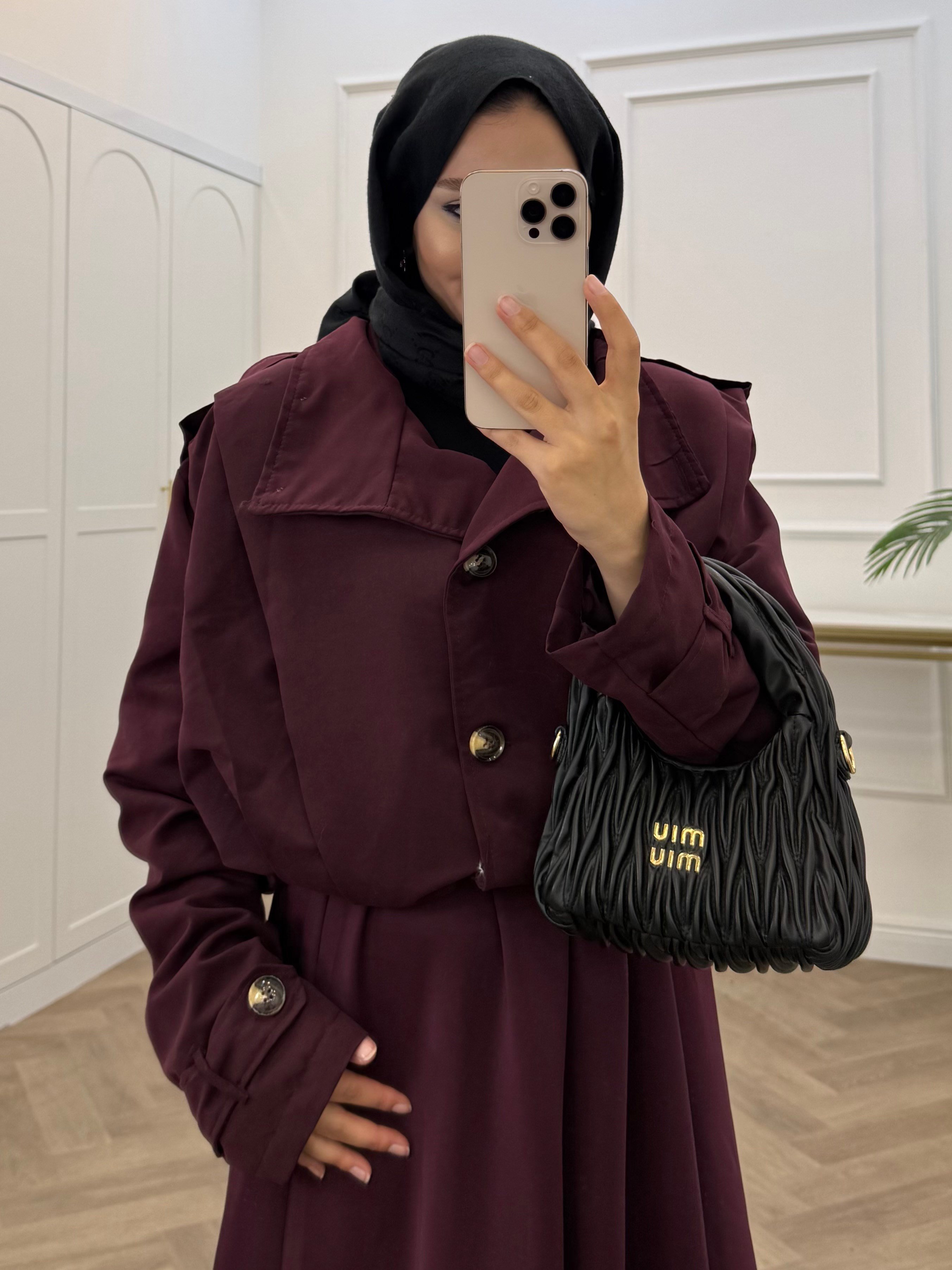 ZARRA KISA BOMBER TRENÇKOT BORDO
