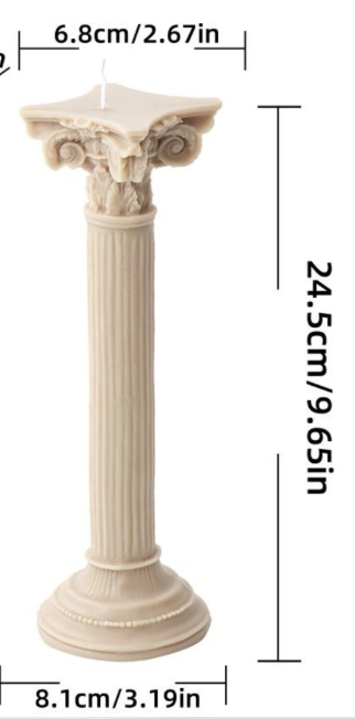 Korint Işığı – Antik Sütun Mum