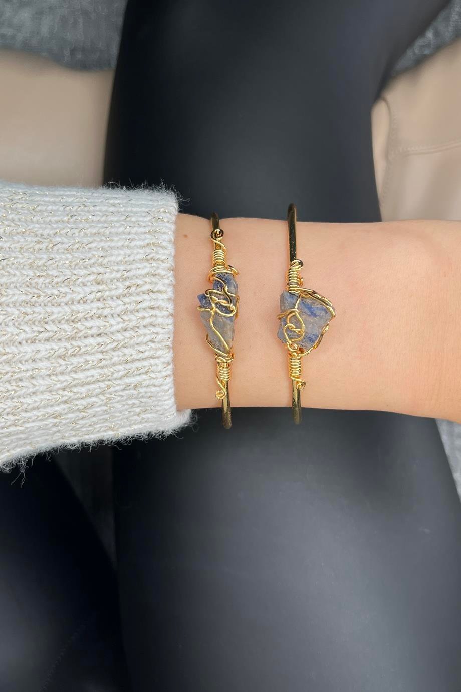 Lapis Lazuli  Metal Bileklik
