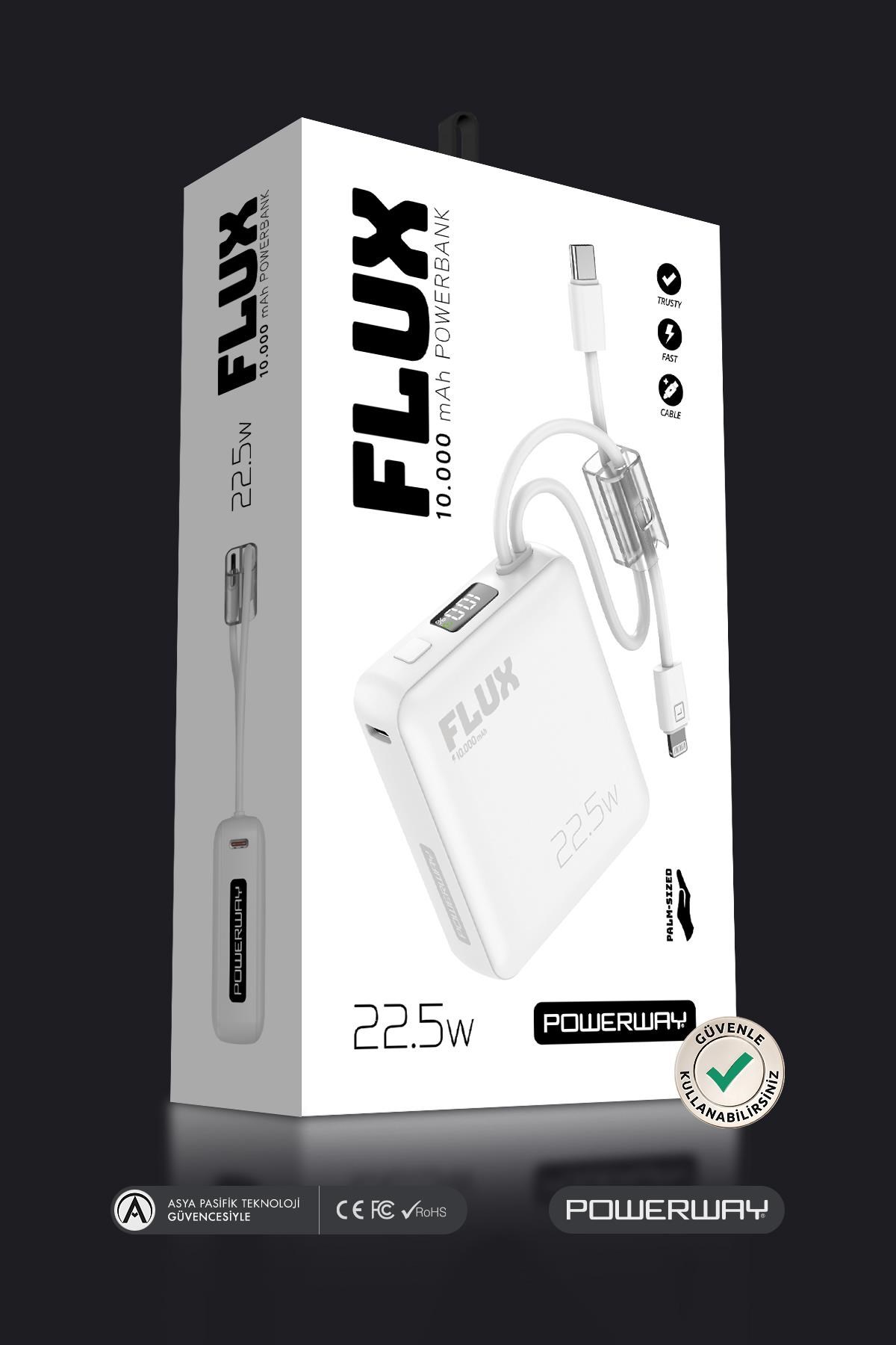 FLUX 10000 AMPER PD 22.5W (BEYAZ)