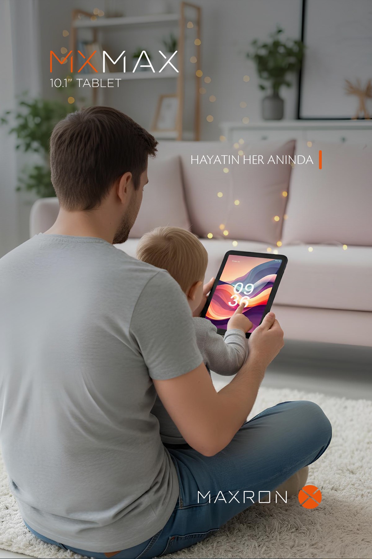 MXMax 6GB/128GB 10.1” HD Ips Ekran Tablet Kılıf Hediyeli