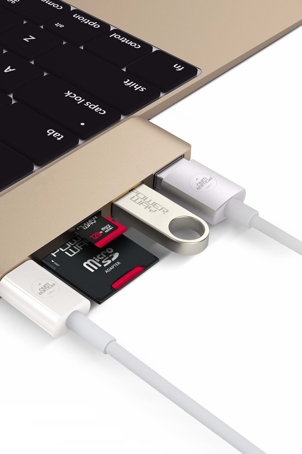 Powerway 16 GB Metal Usb Flash Bellek Usb 2.0 Data Traveler