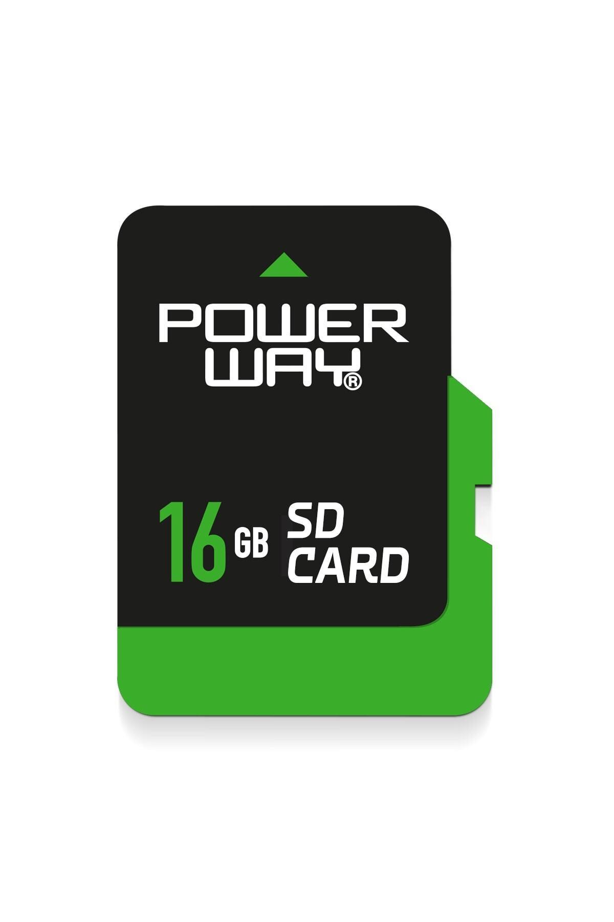 Powerway 16 GB Micro SD Hafıza Kartı Class 10 Adaptör Dahil