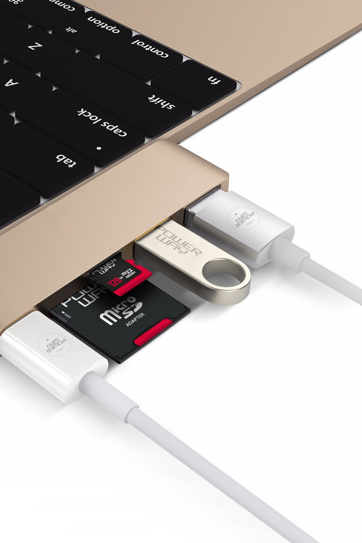 Powerway 4 GB Metal Usb Flash Bellek Usb 2.0 Data Traveler