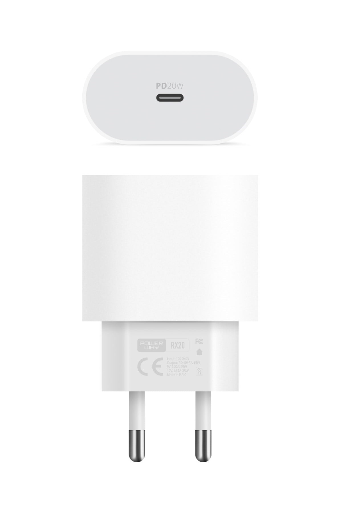 Powerway RX20 PD 20W Type-C Girişli Hızlı Şarj Başlığı