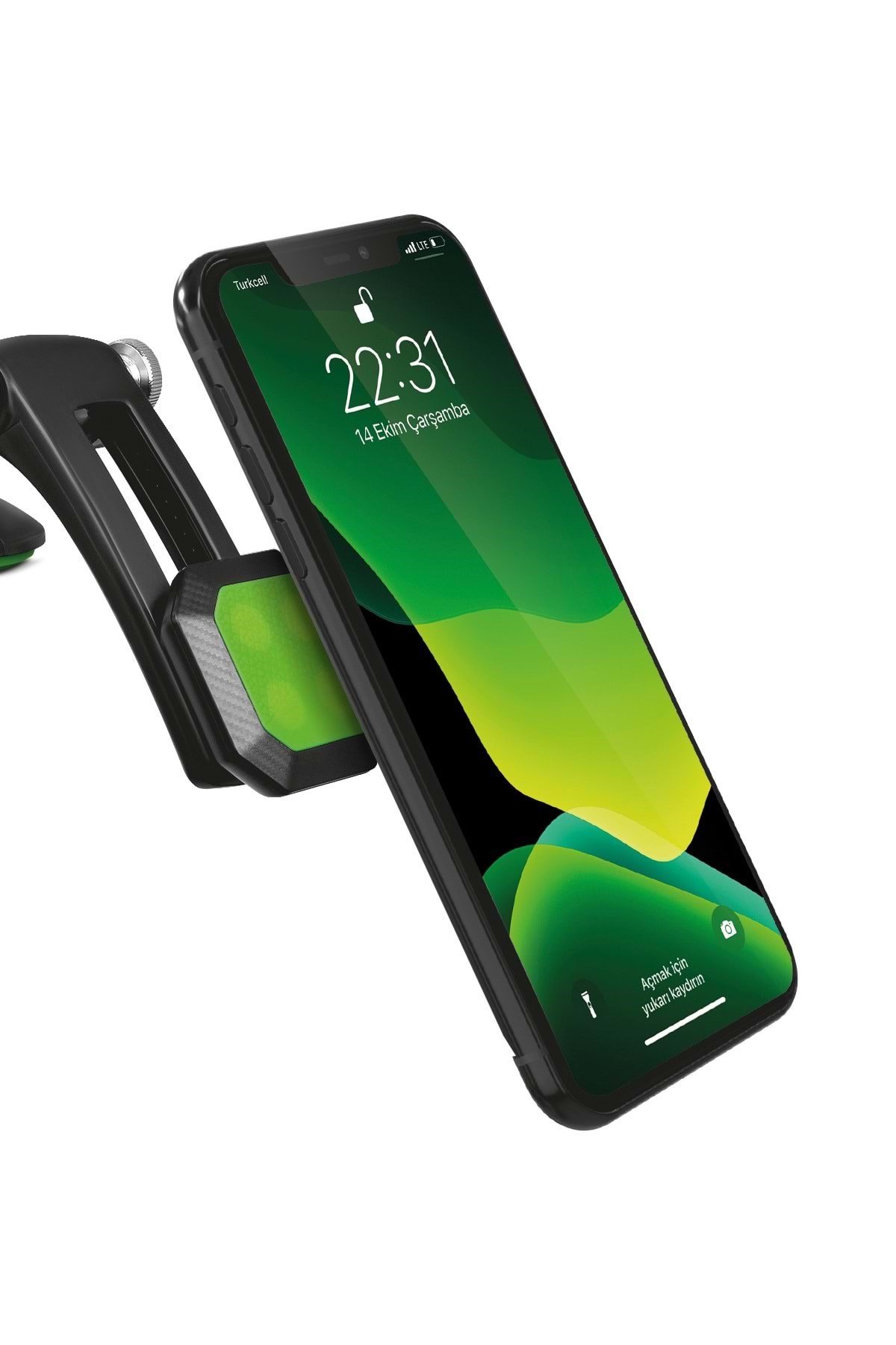 Powerway TT17 Araç İçi Oynar Başlıklı Mıknatıslı Vantuslu Telefon Tutucu
