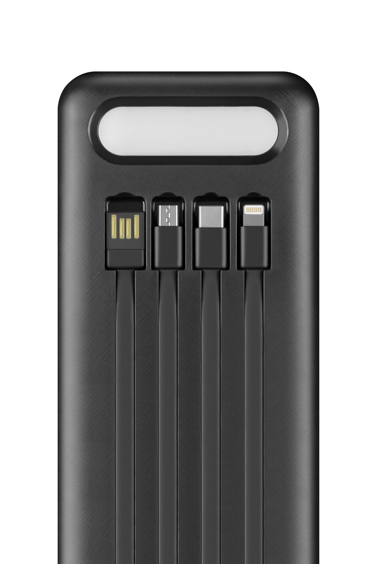 Powerway TX60 Siyah 60.000 mAh Çoklu Çıkış Dijital Göstergeli Ekstra Kablolu Powerbank
