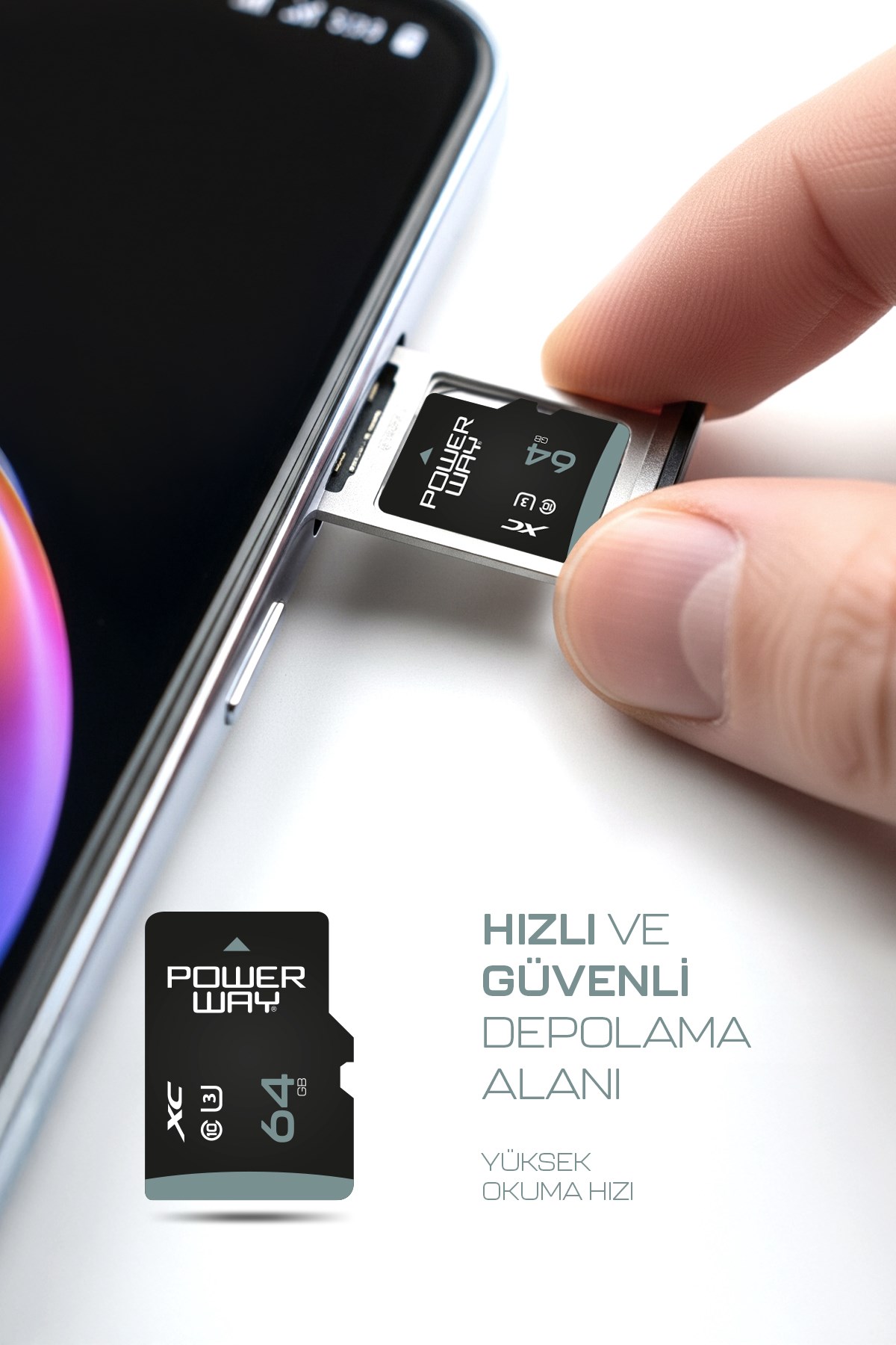 Profesyonel Elite 64 GB Hafıza Kartı Class 10 U3 XC SD Kart Yüksek 4K Kayıt Uyumlu