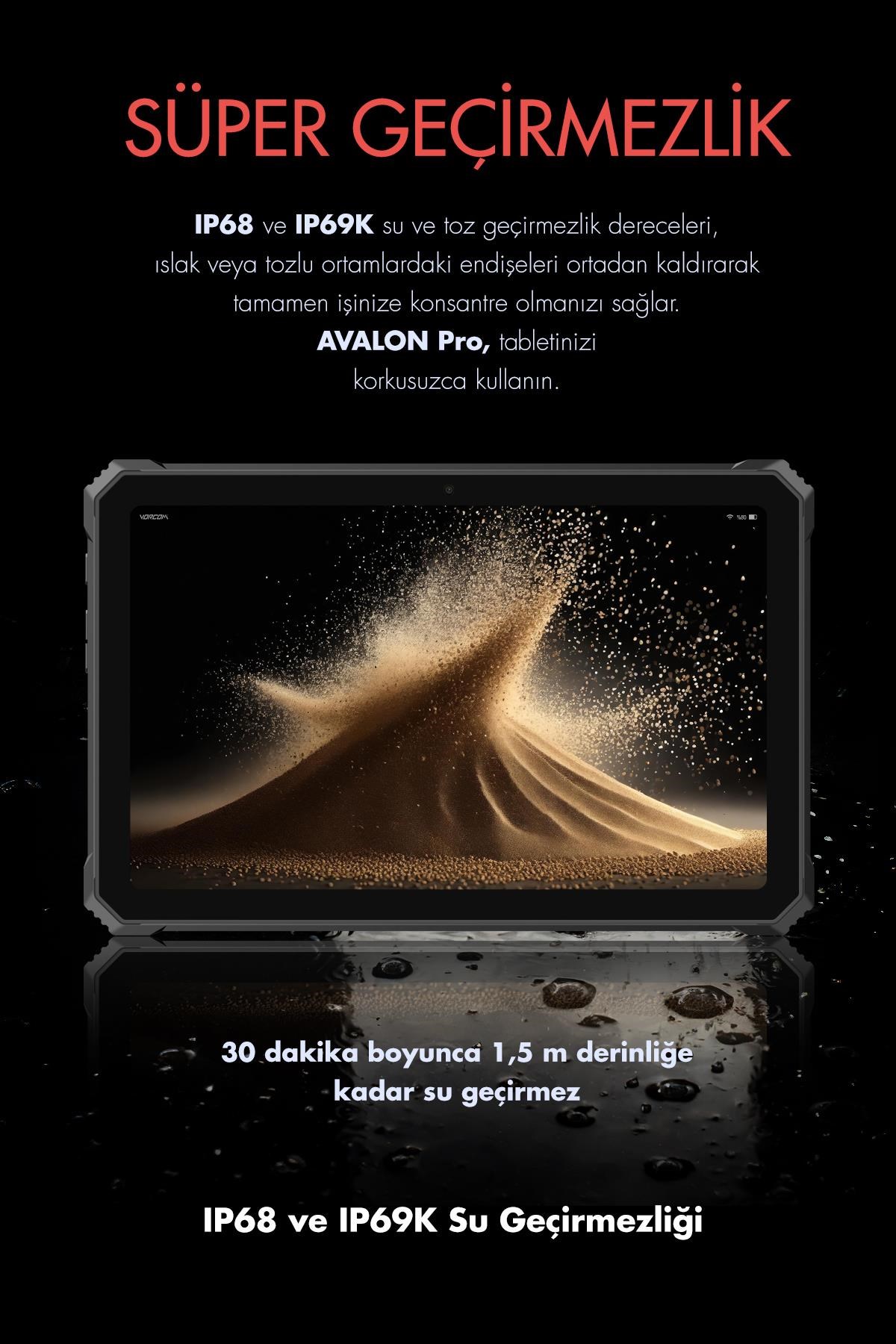 Vorcom Avalon 256 GB Hafıza 8 GB Ram 10.36 Inc FHD 22.000 mAh Pil Harman Kardon Profesyonel Oyuncu Tableti