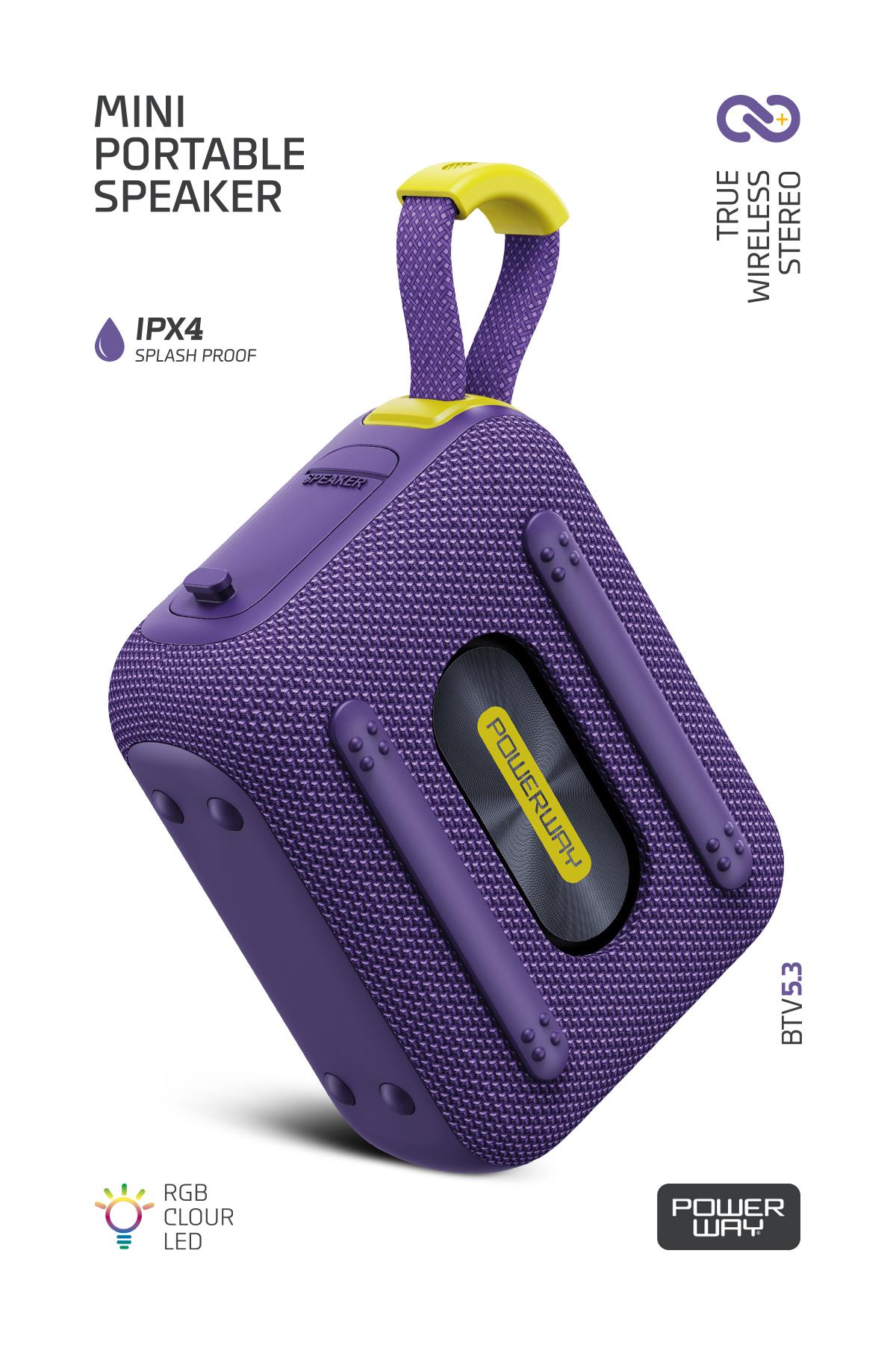 Vox Usb Hafıza Kartı Aux Radyo Led Işıklı Bluetooth Hoparlör Hi-Fi Ses Bombası