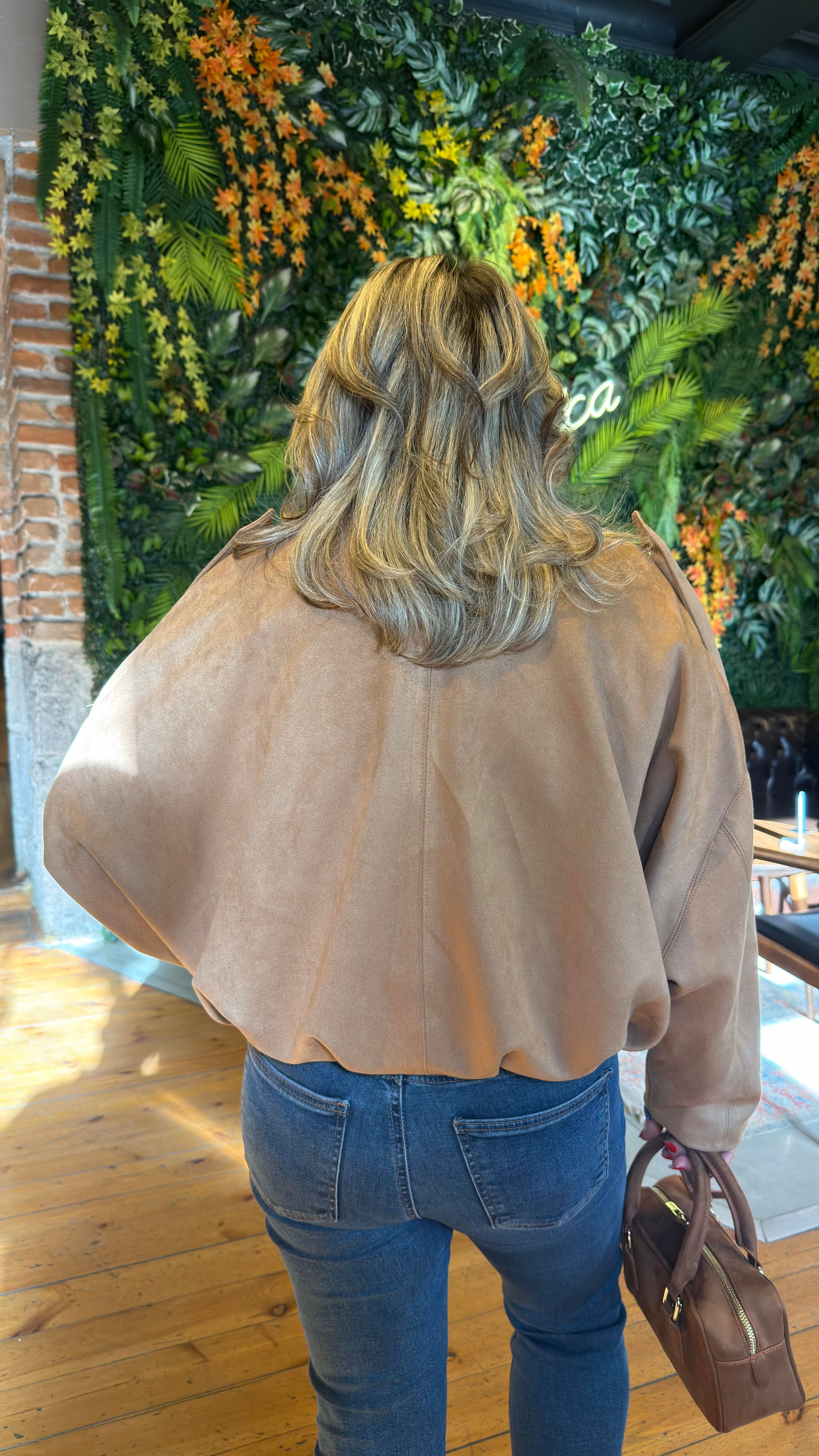 BOMBER CEKET CAMEL