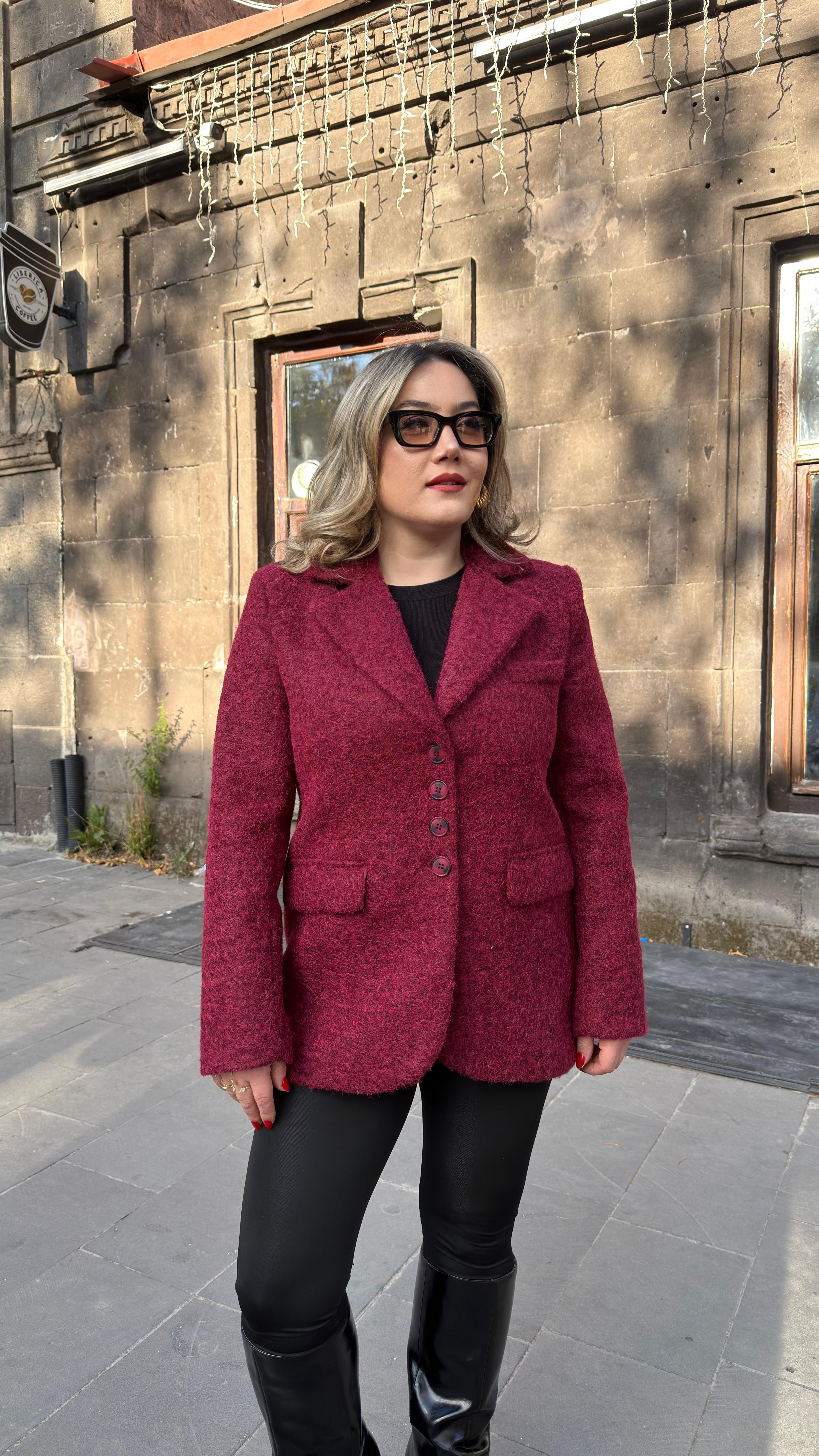 BUKLET BLAZER CEKET BORDO